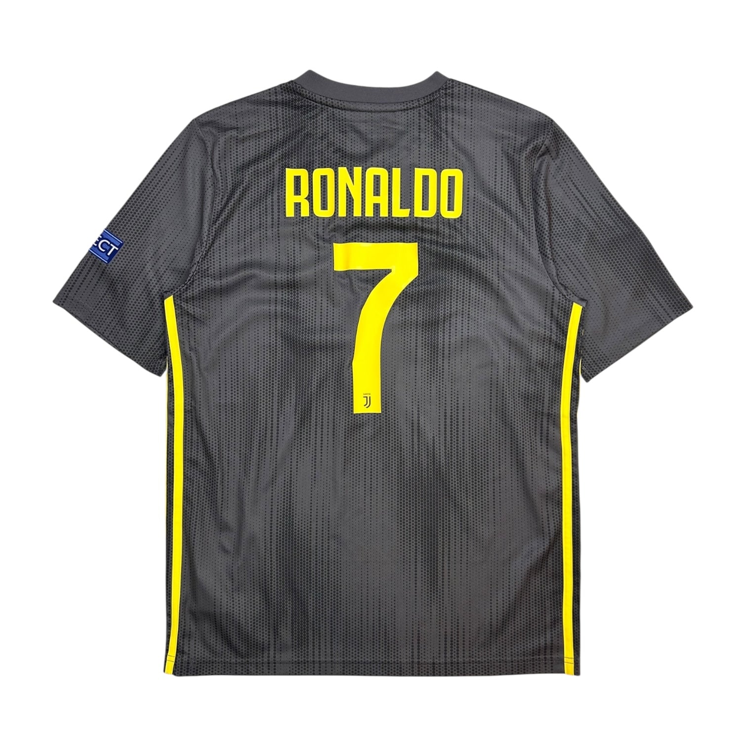 Adidas Juventus Cristiano Ronaldo Player Issue Jersey Grey/Yellow