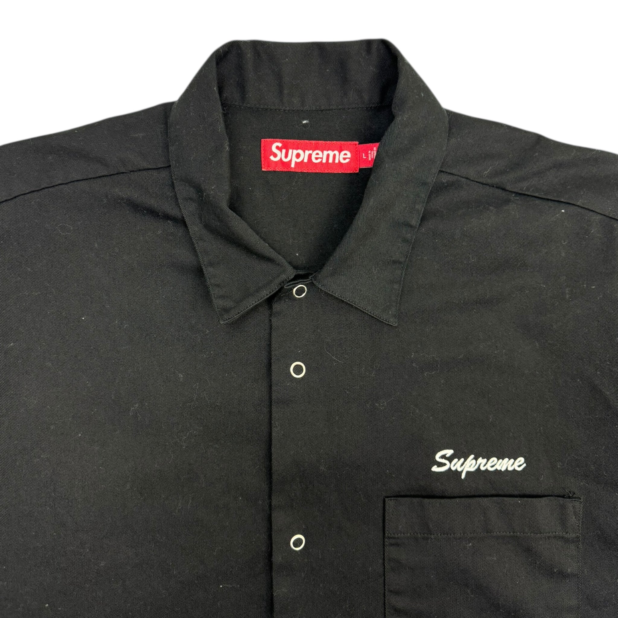 Supreme Margaret Keane Teardrop S/S Work Shirt Black