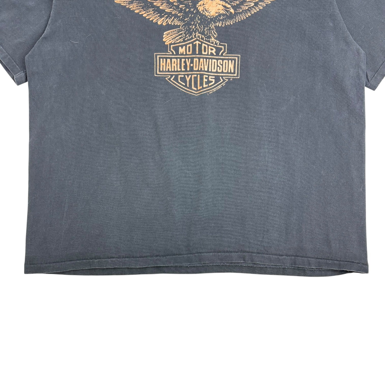 1990 Harley Davidson Logo Tee Black