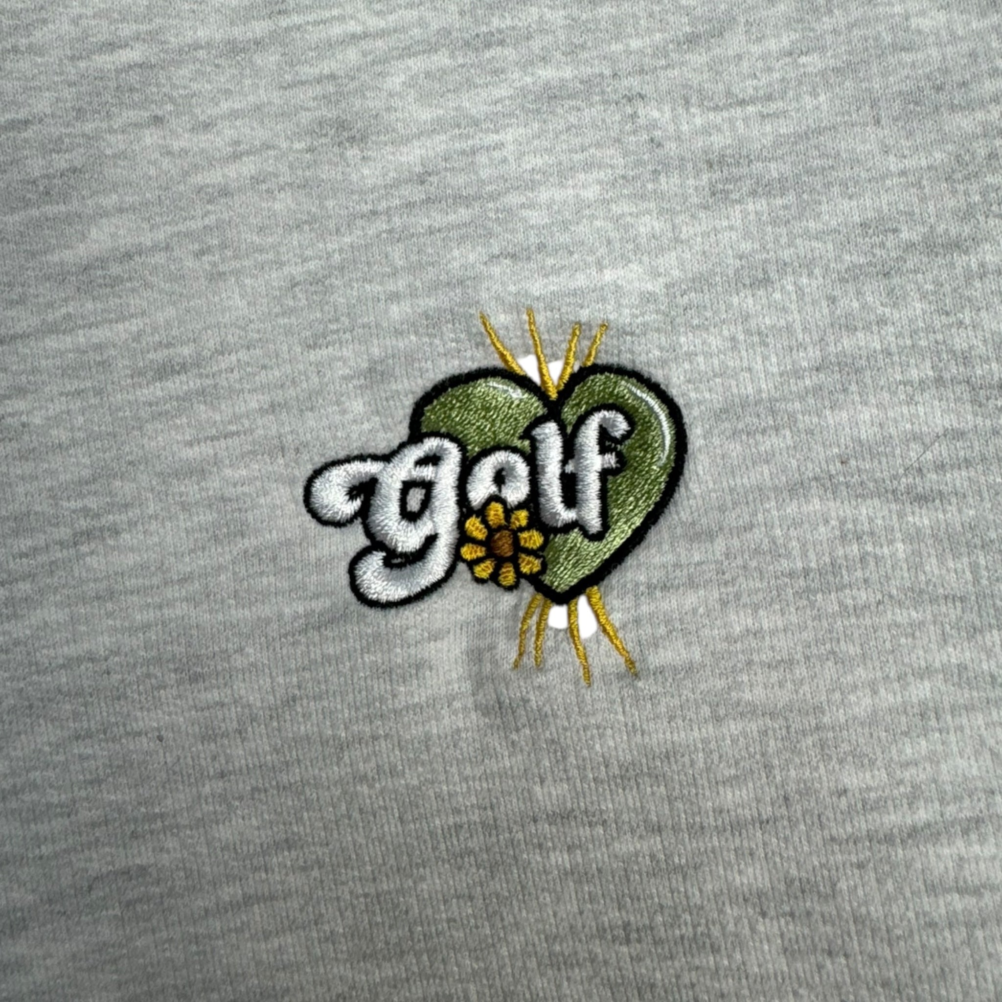 Golf Pocket Flower Logo Crewneck