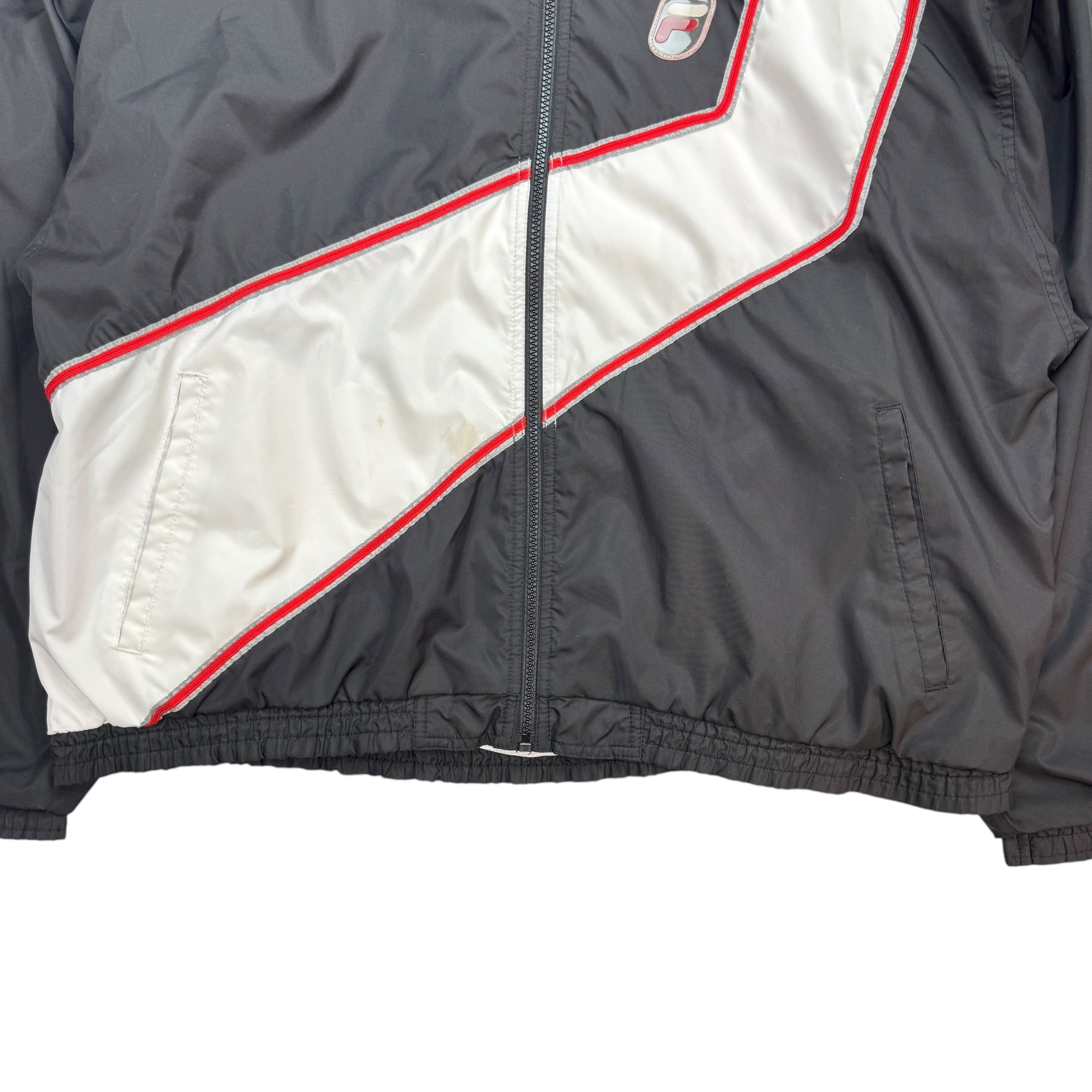 Vintage Fila Windbreaker Jacket Black