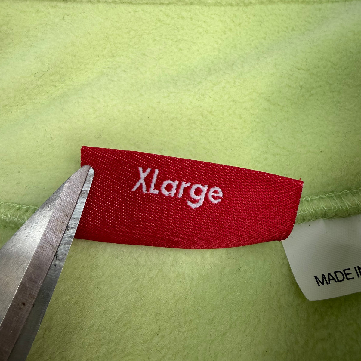 Supreme Polartec Mock Neck Pullover Lime