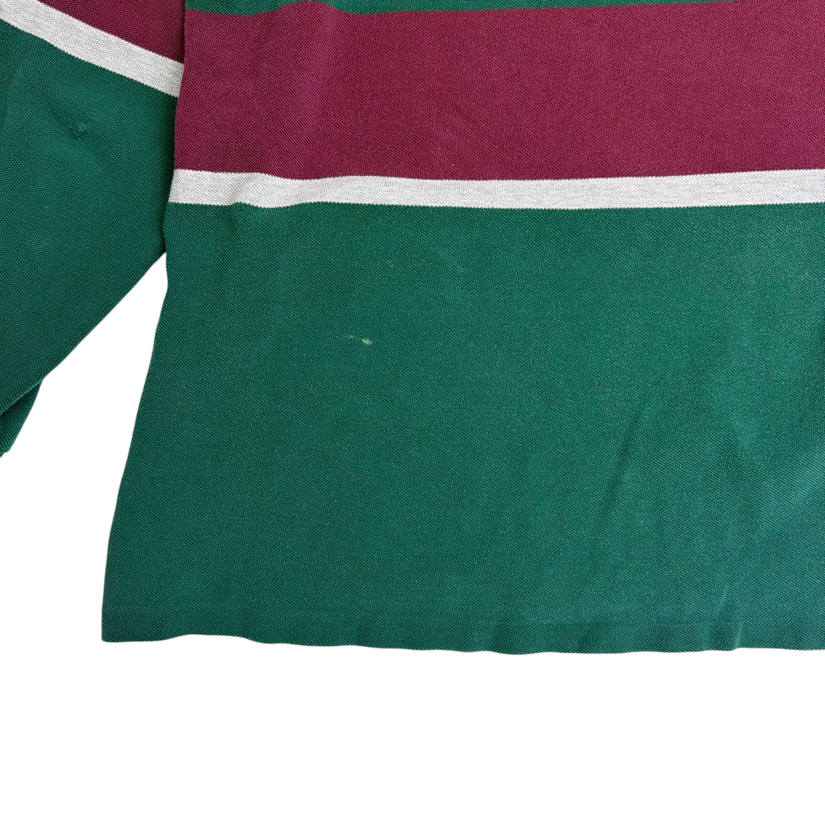 Vintage Polo Ralph Lauren Stripe Rugby Polo Green