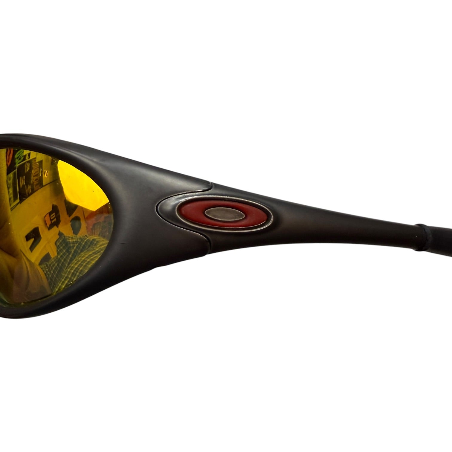 Vintage Y2K Oakley Eyejacket Gunmetal/Orange