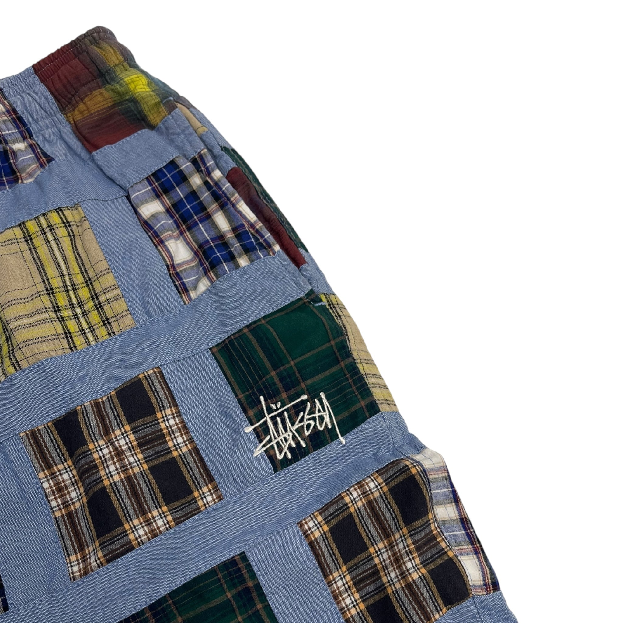 Stussy Madras Patchwork Relaxed Pants Plaid