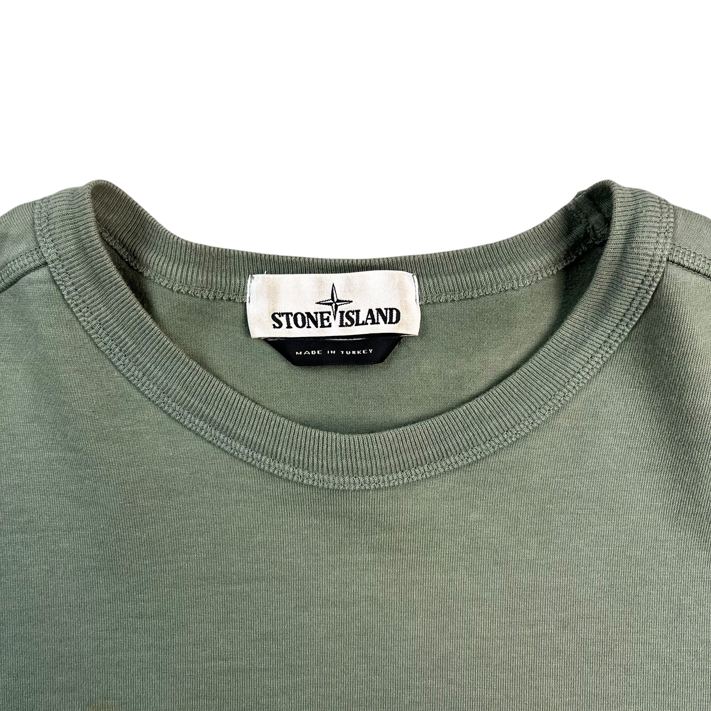 Stone Island Crewneck Sweater Light Green