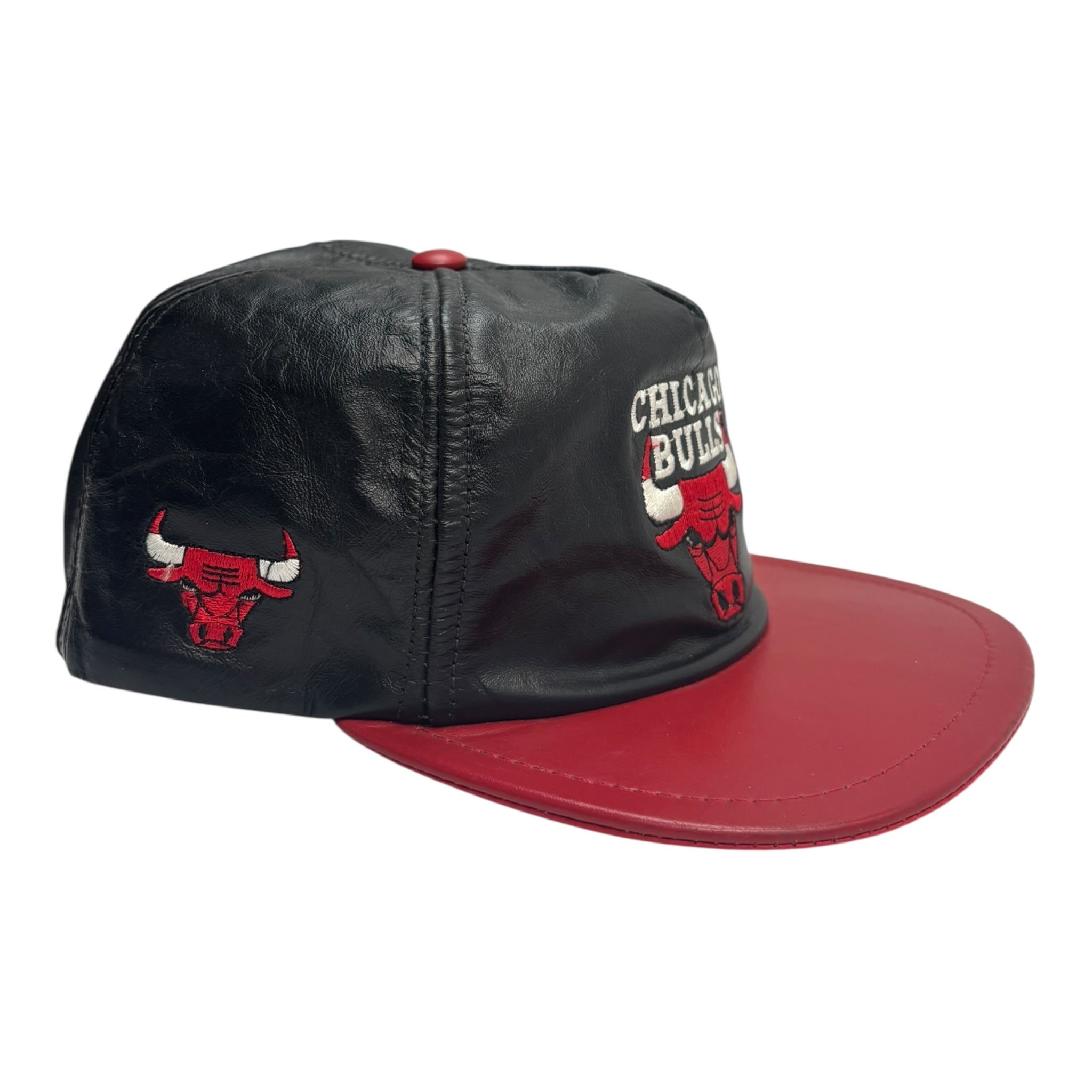 Vintage Chicago Bulls Leather Hat