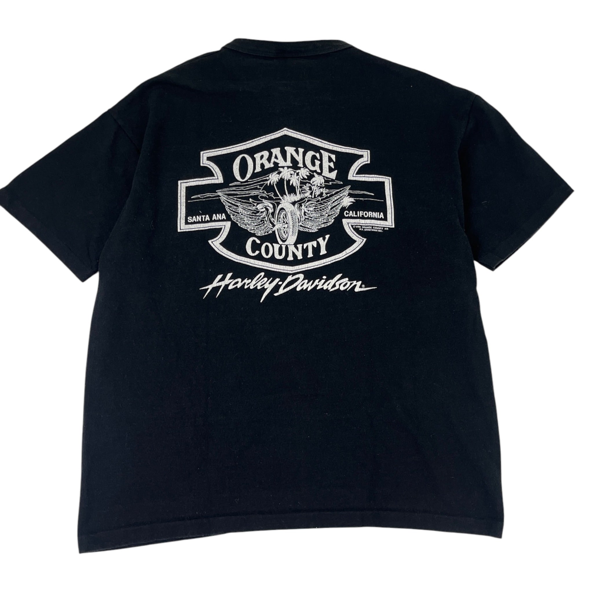 Vintage Harley-Davidson Orange County T-Shirt Black