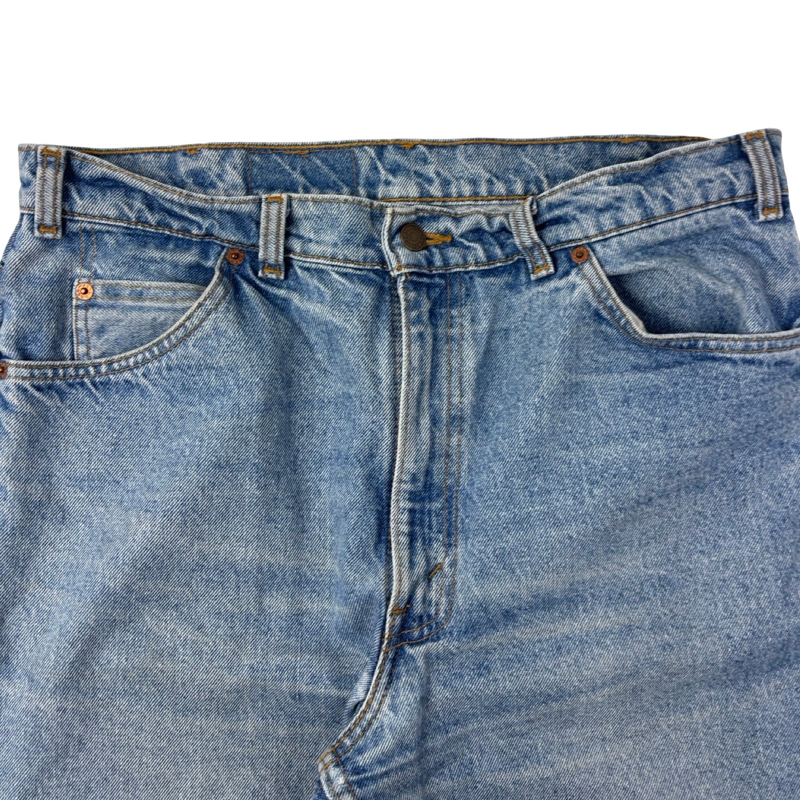 Vintage Levi’s 619 Orange Tab Light Wash Jeans