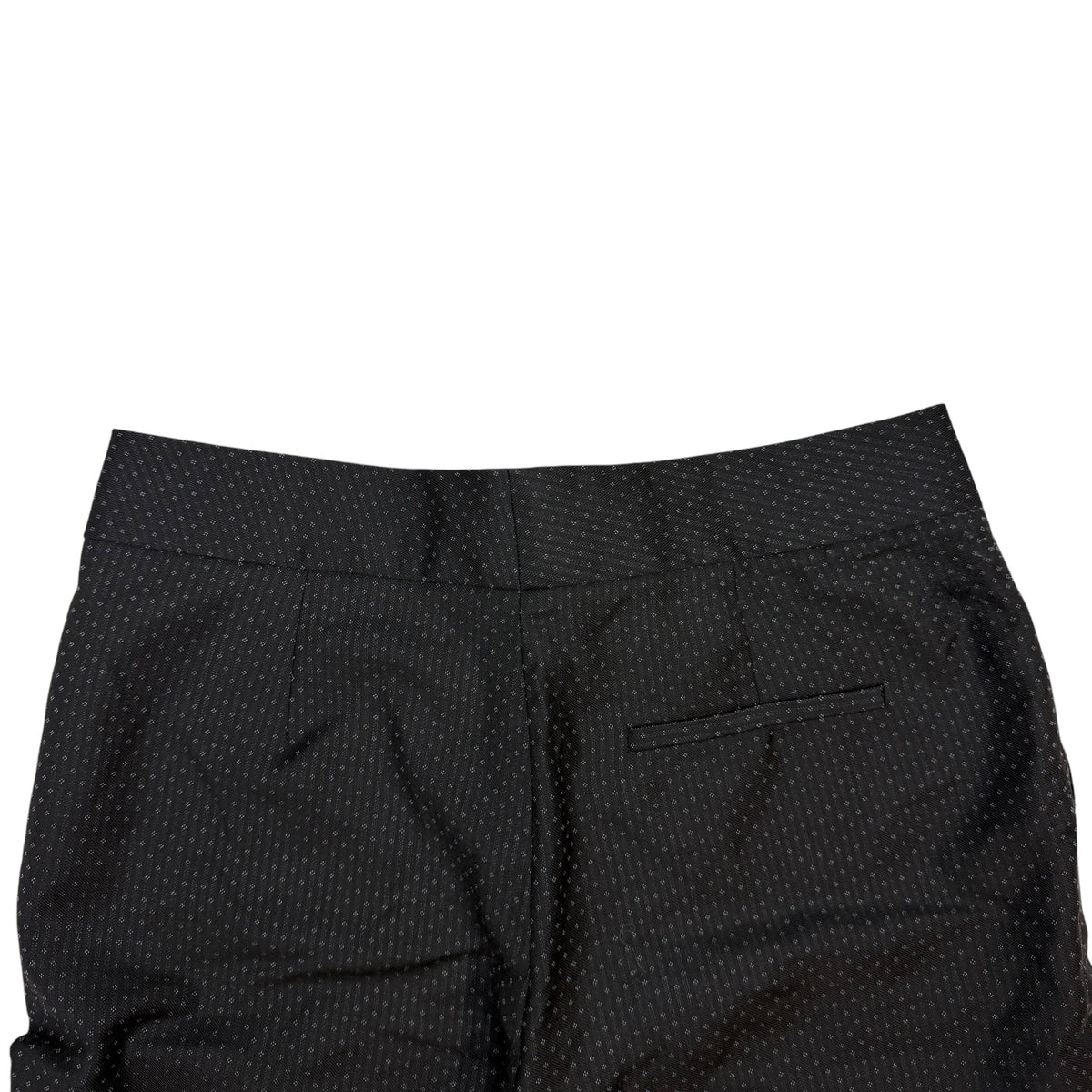 (W) Vintage L.A.M.B Slim Fit Pattern Trousers Black