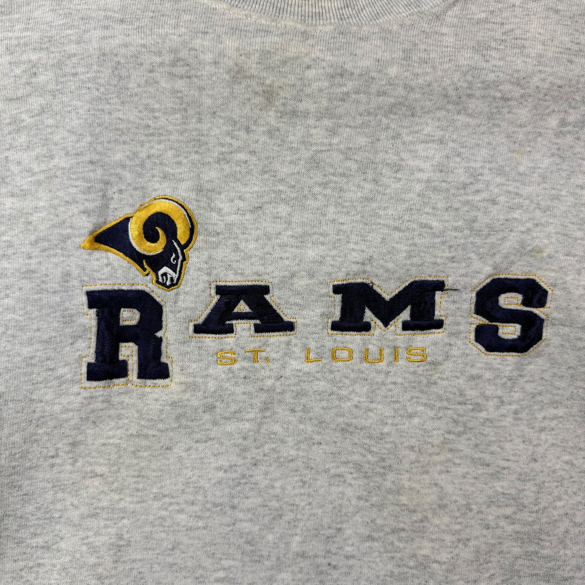 Vintage St Louis Rams Crewneck Grey