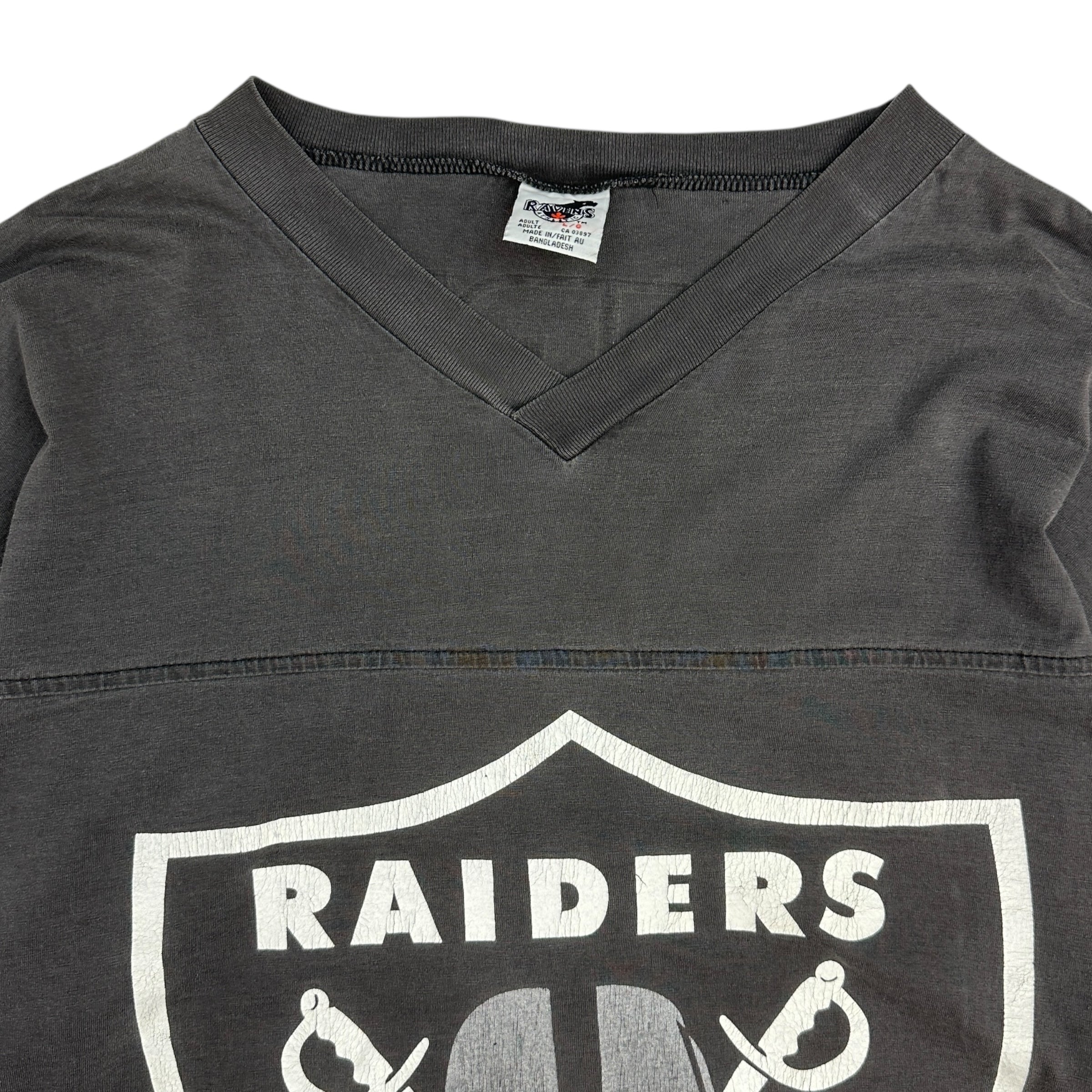 1995 Oakland Raiders Baseball Tee 3/4 Sleeve