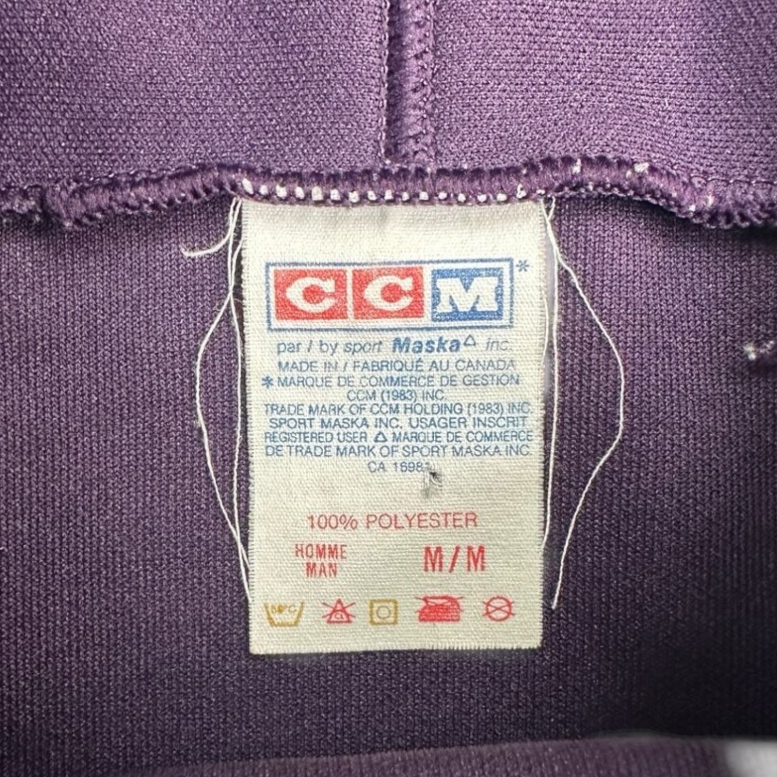 Vintage Anaheim Mighty Ducks Home Jersey Plum