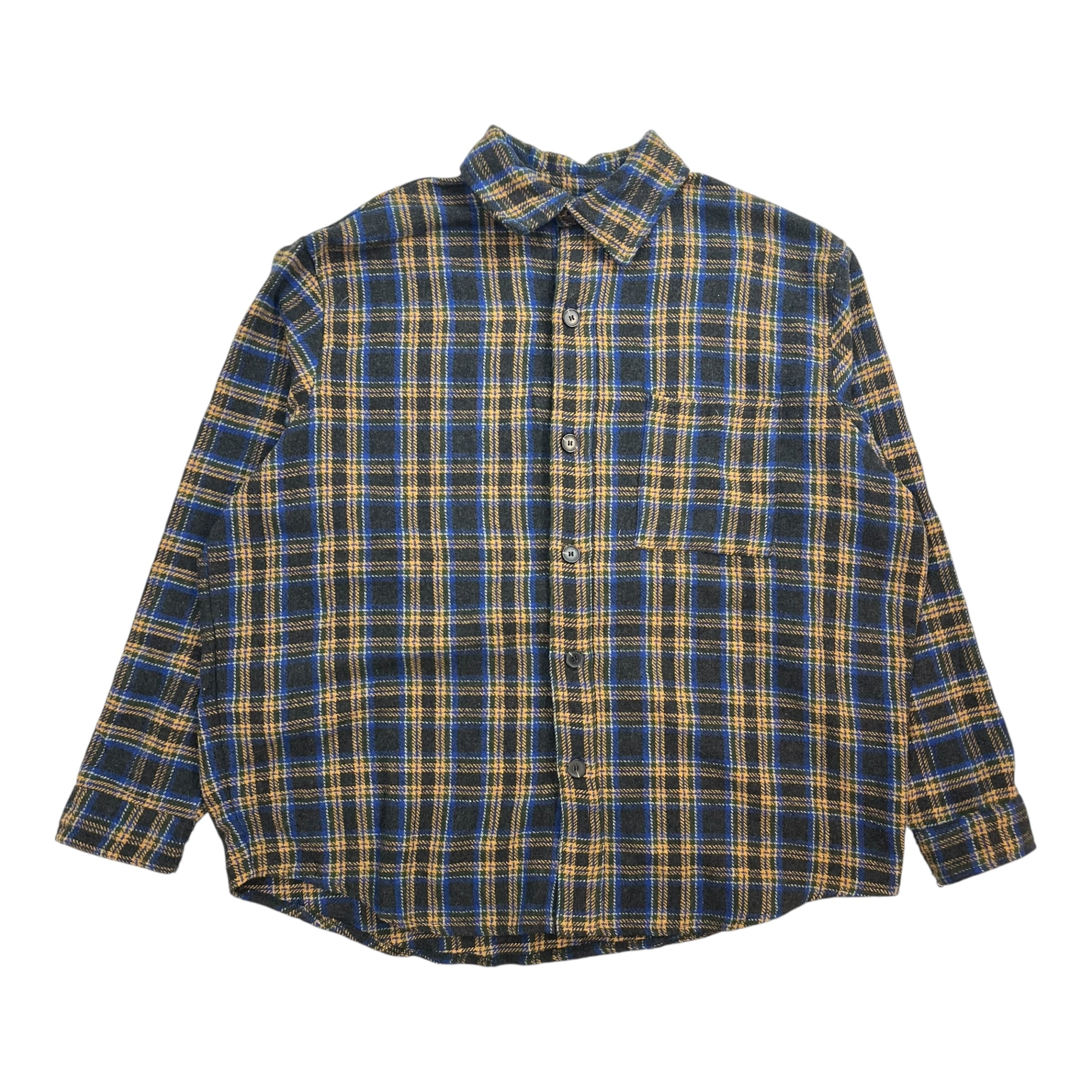 Hockey Flannel Flannel Shirt Navy/Yellow