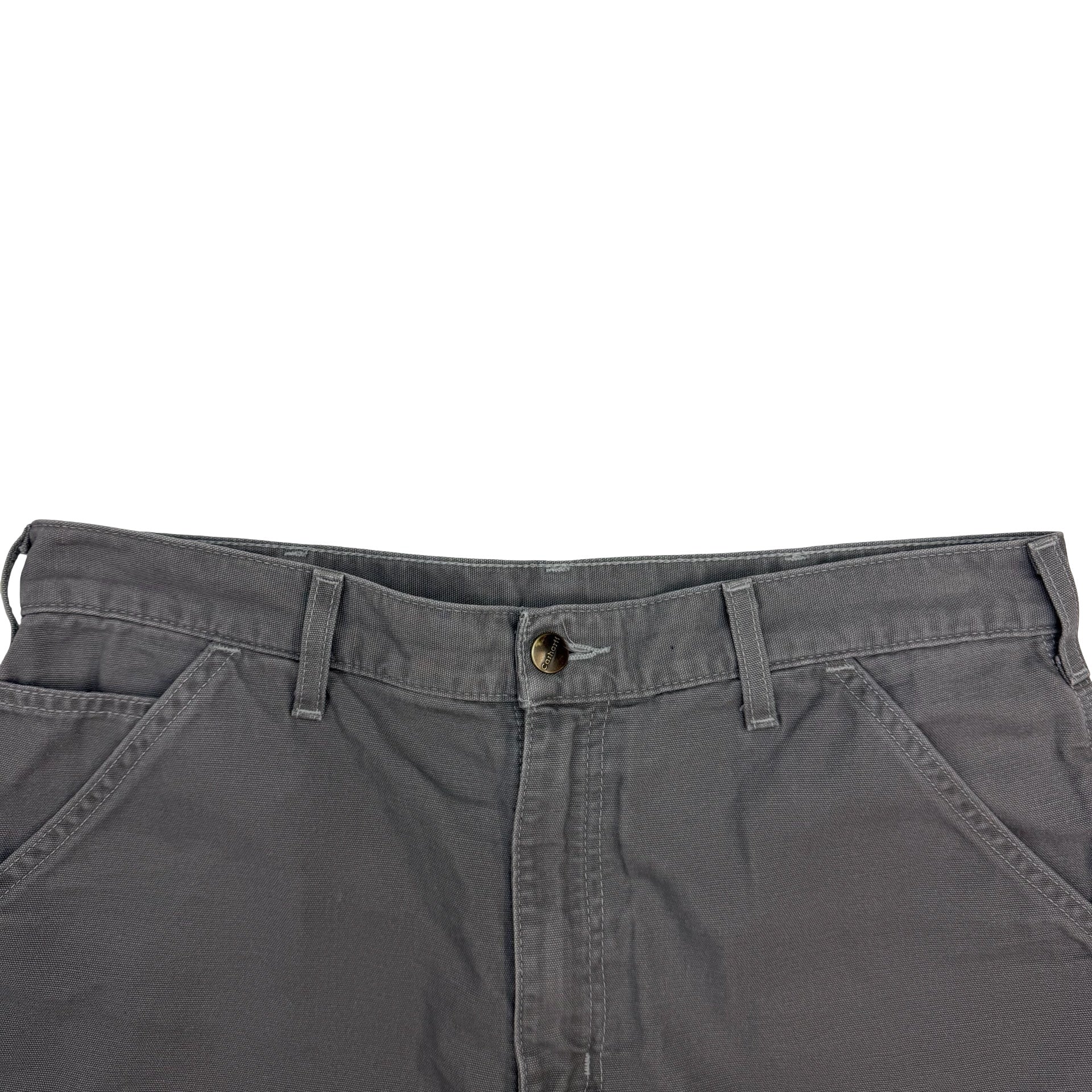 Vintage Carhartt Relaxed Fit Cargo Shorts Grey