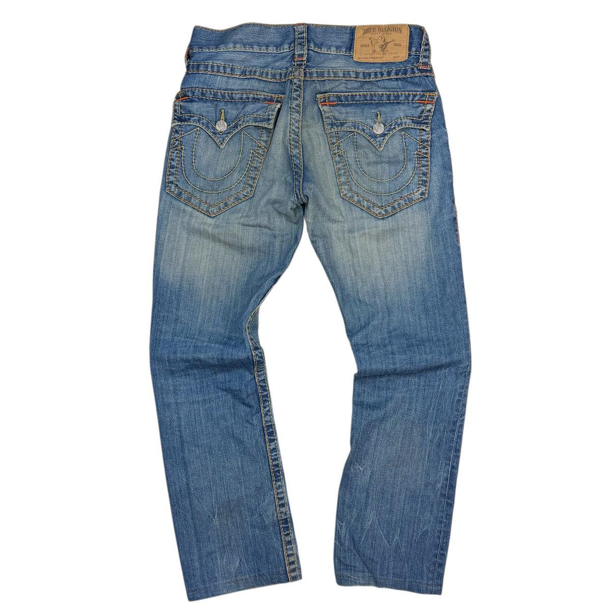 Vintage True Religion Straight Jeans Faded Blue