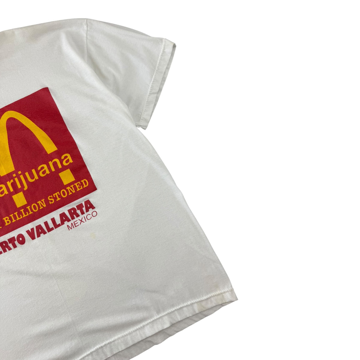 Vintage 90s Marijuana “Over 1 Billion Stoned” McDonalds Parody Tee