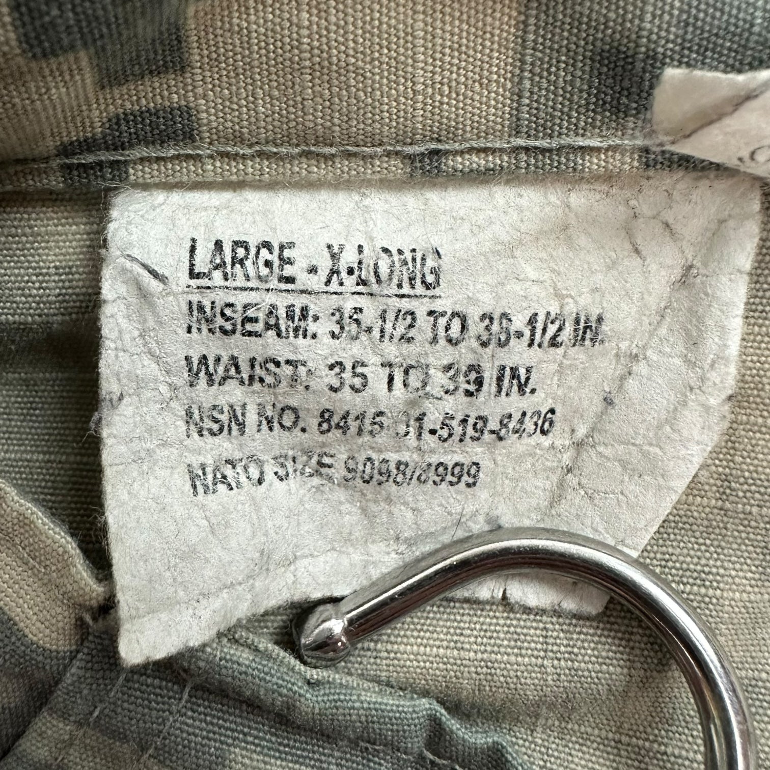 Vintage Military Digital Camo Cargo Pants