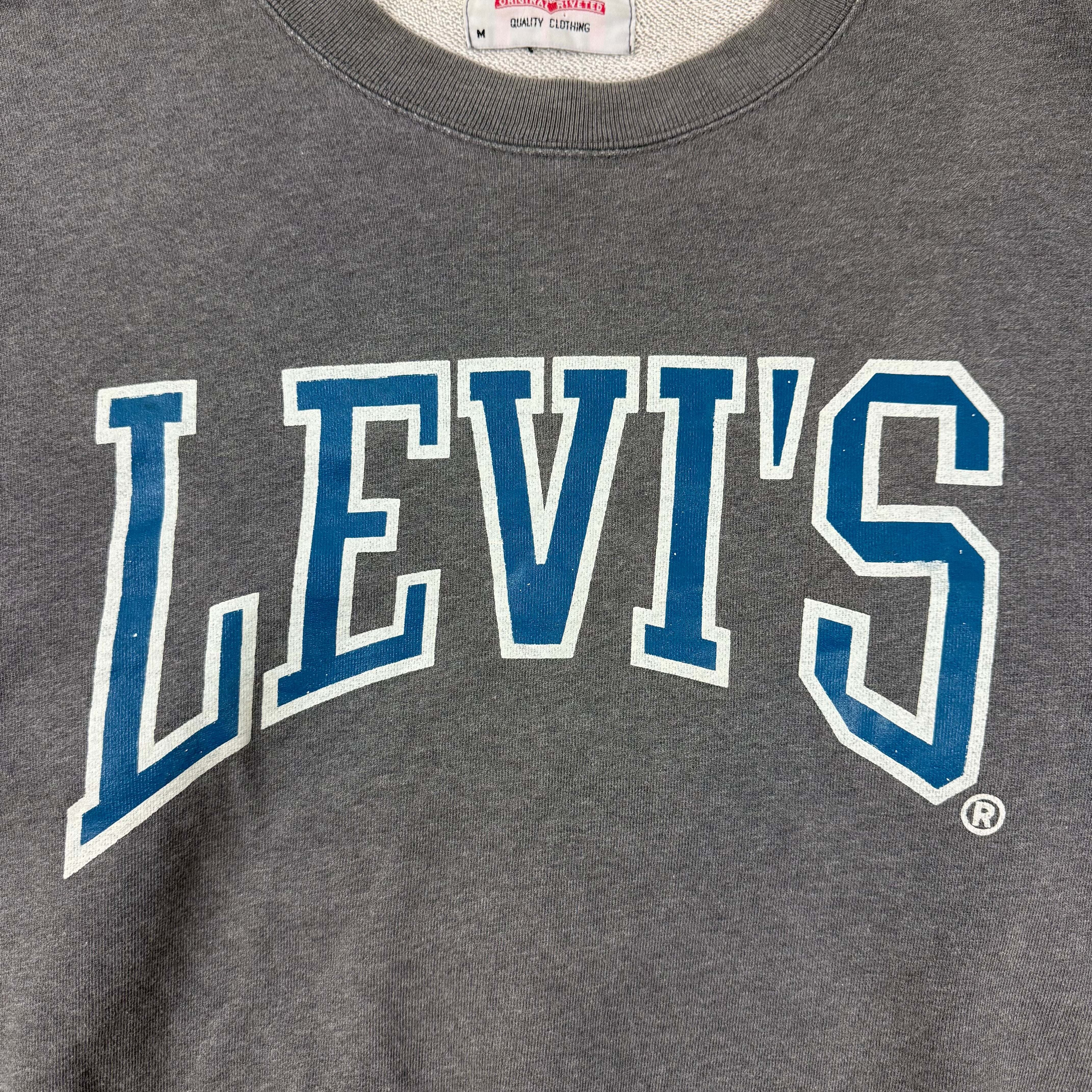 Vintage Levi’s Spellout Crewneck Grey