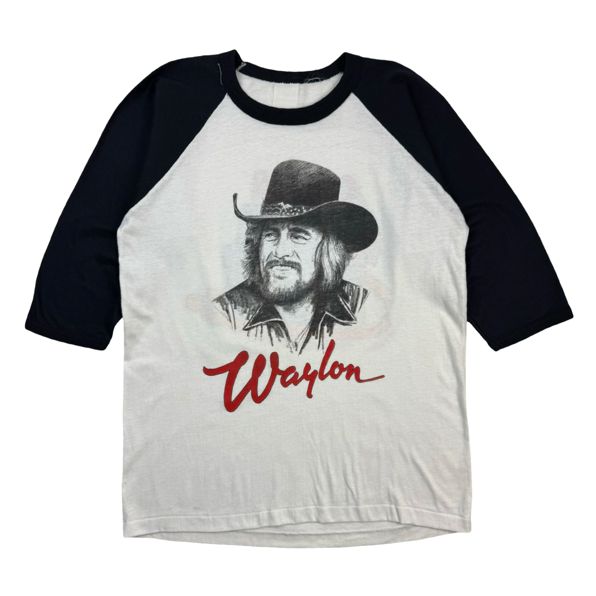 1984 Waylon Jennings Raglan Country Music Canada T-Shirt