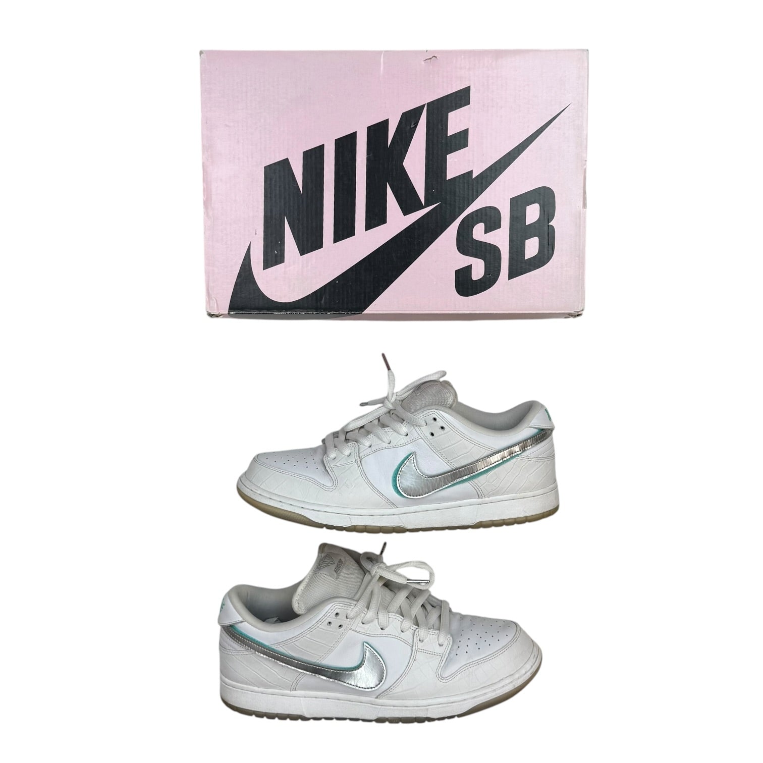 Nike SB Dunk Low Diamond Supply Co. White Diamond (Used)