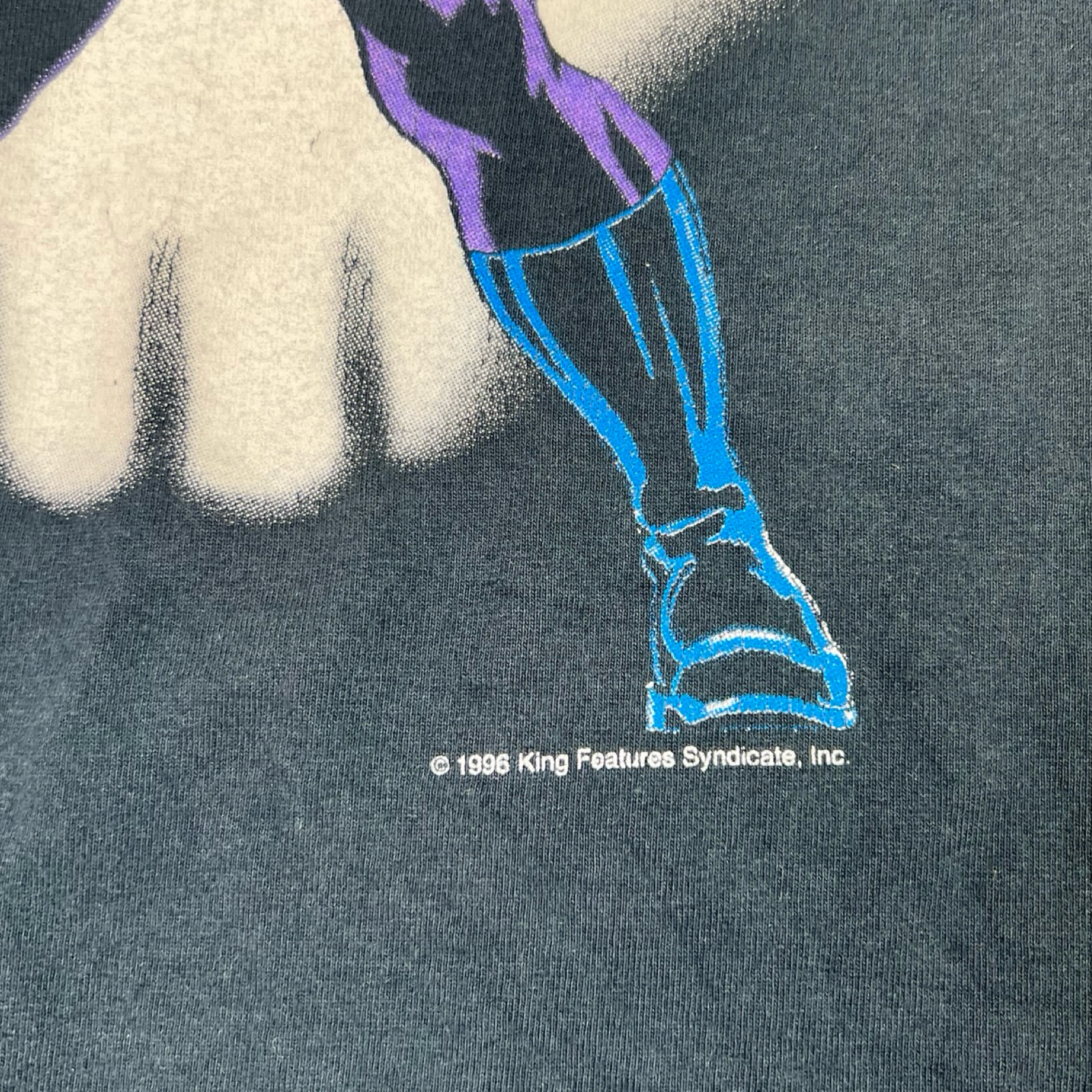 Vintage 1996 The Phantom Superhero Comic Book Promo T-Shirt