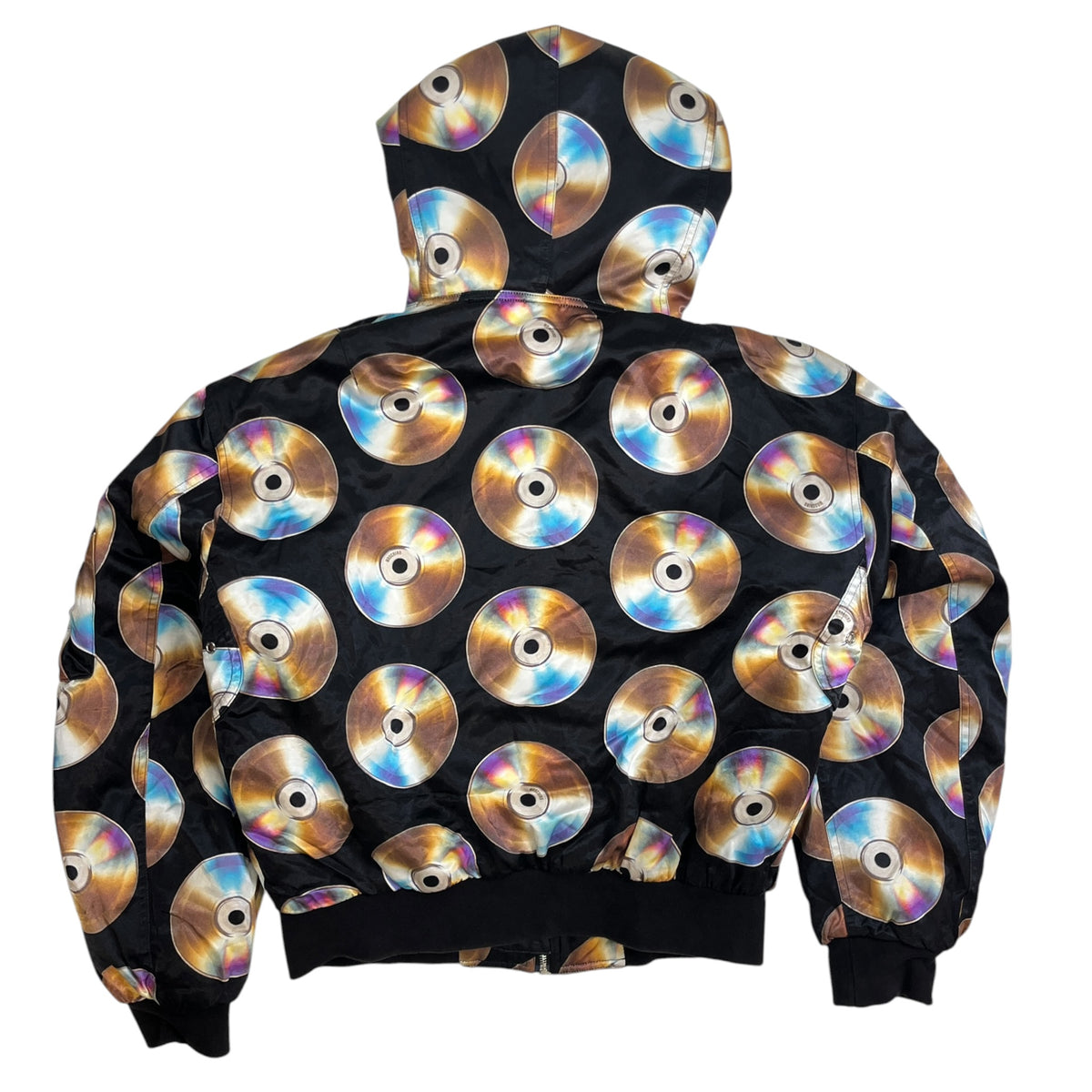 Moschino x H&M Compact Disc Satin Bomber Jacket