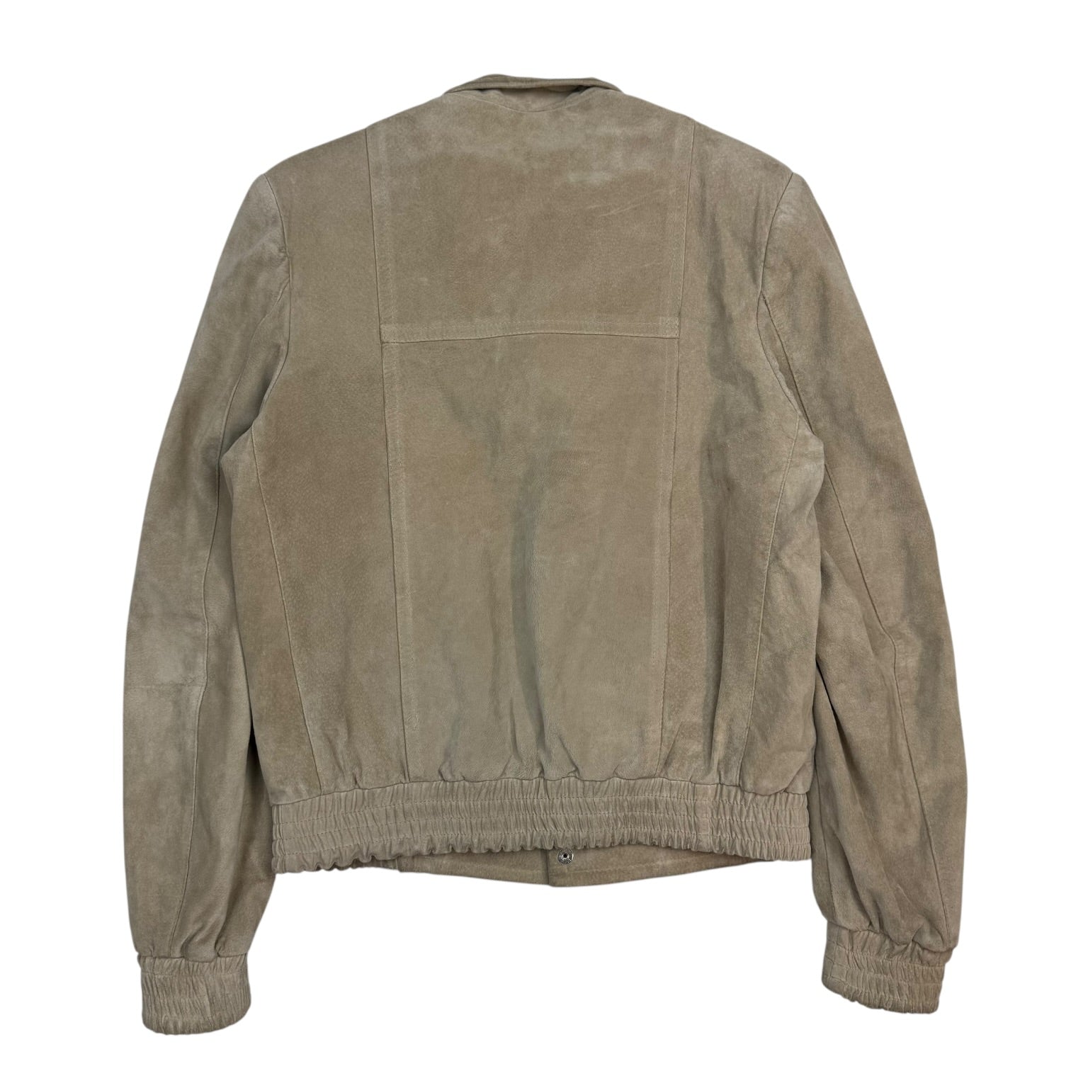 (W) Vintage Joseph Ermano Suede Jacket Light Tan