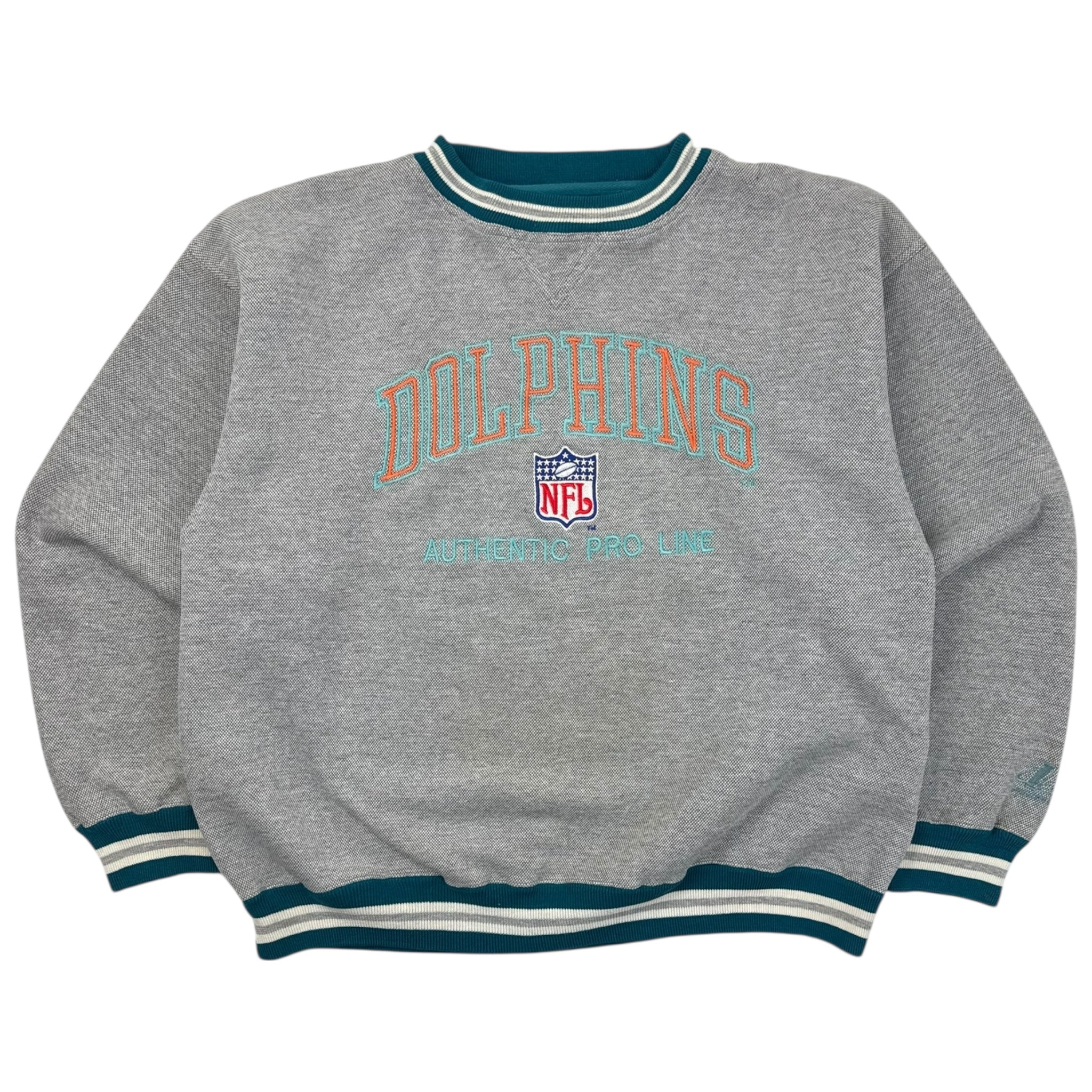 Vintage Miami Dolphins Logo Athletic Crew Neck