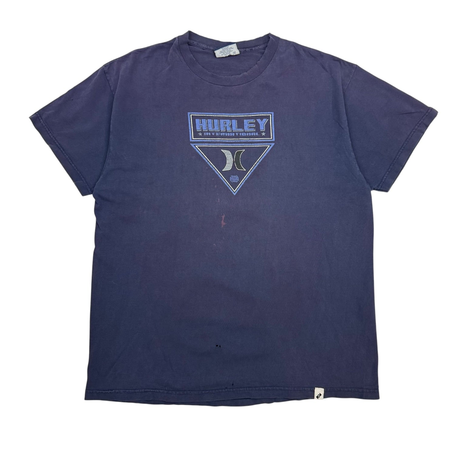 Vintage Y2K Hurley Tee Navy Blue