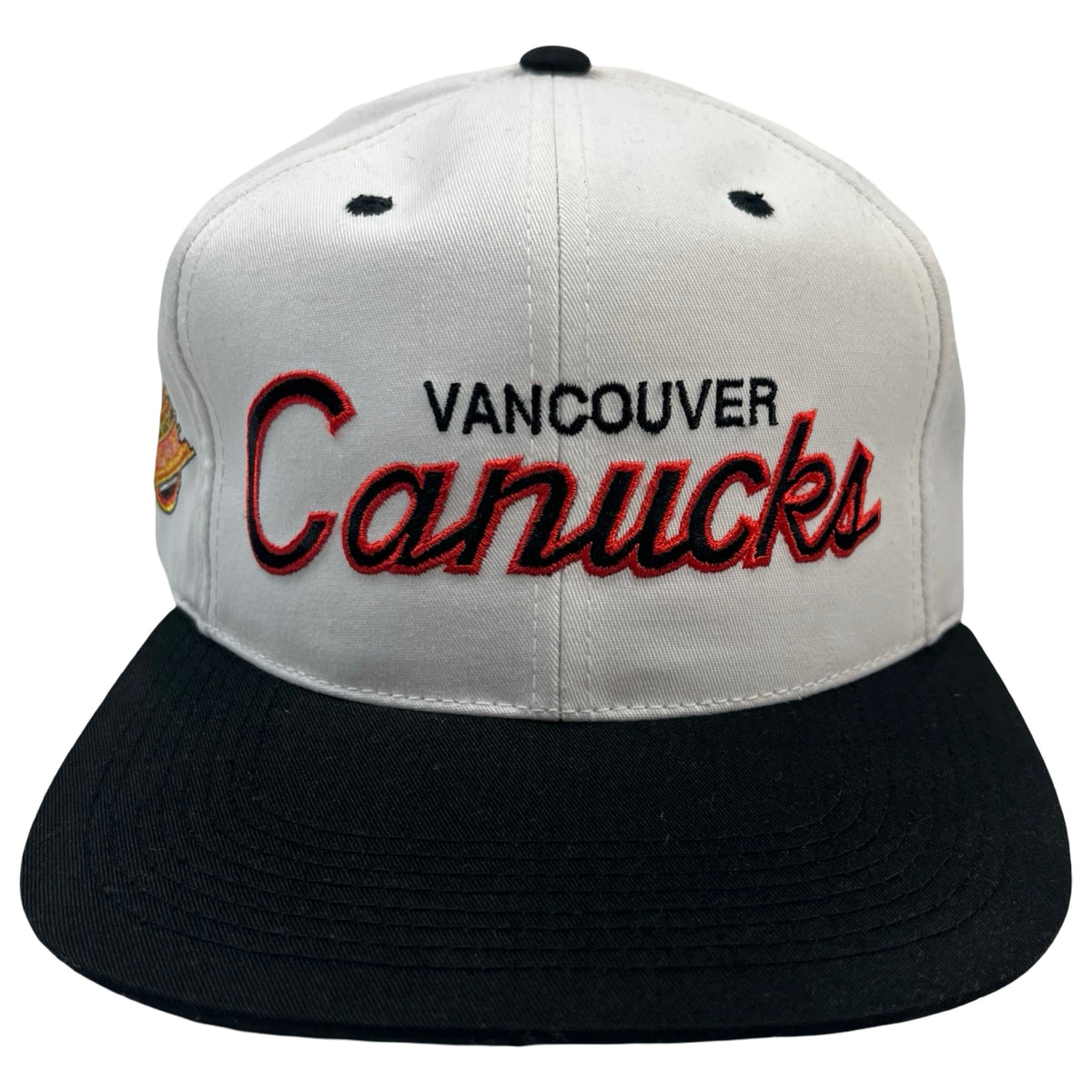 Vintage Vancouver Canucks Double Line Script Sports Specialties Hat