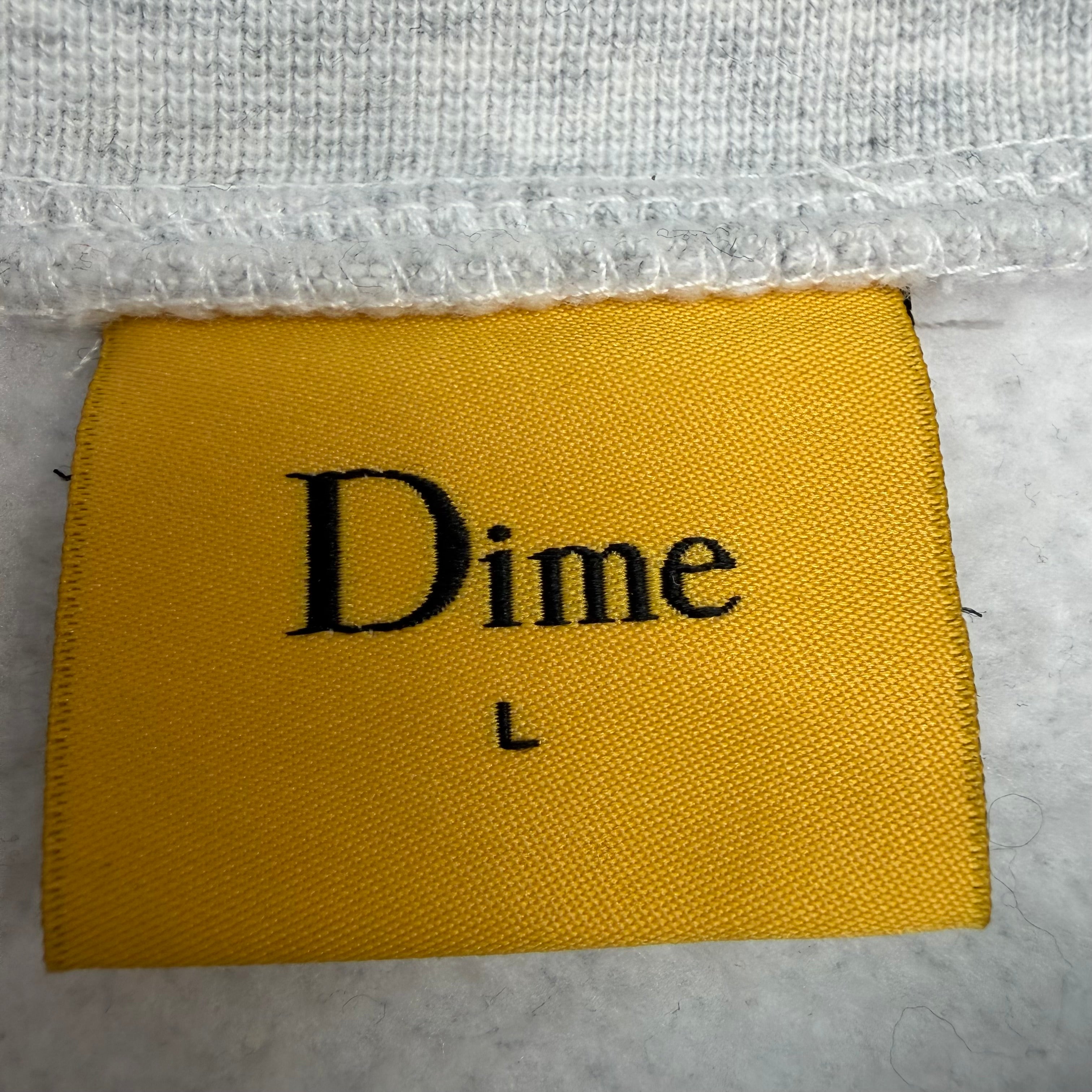 Dime Skateshop Crewneck Sweatshirt Ash Grey