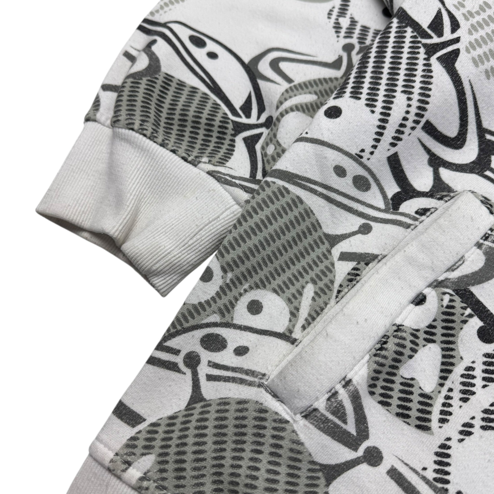 Vintage Urban Heritage Spaces & Skulls Full Zip Hoodie