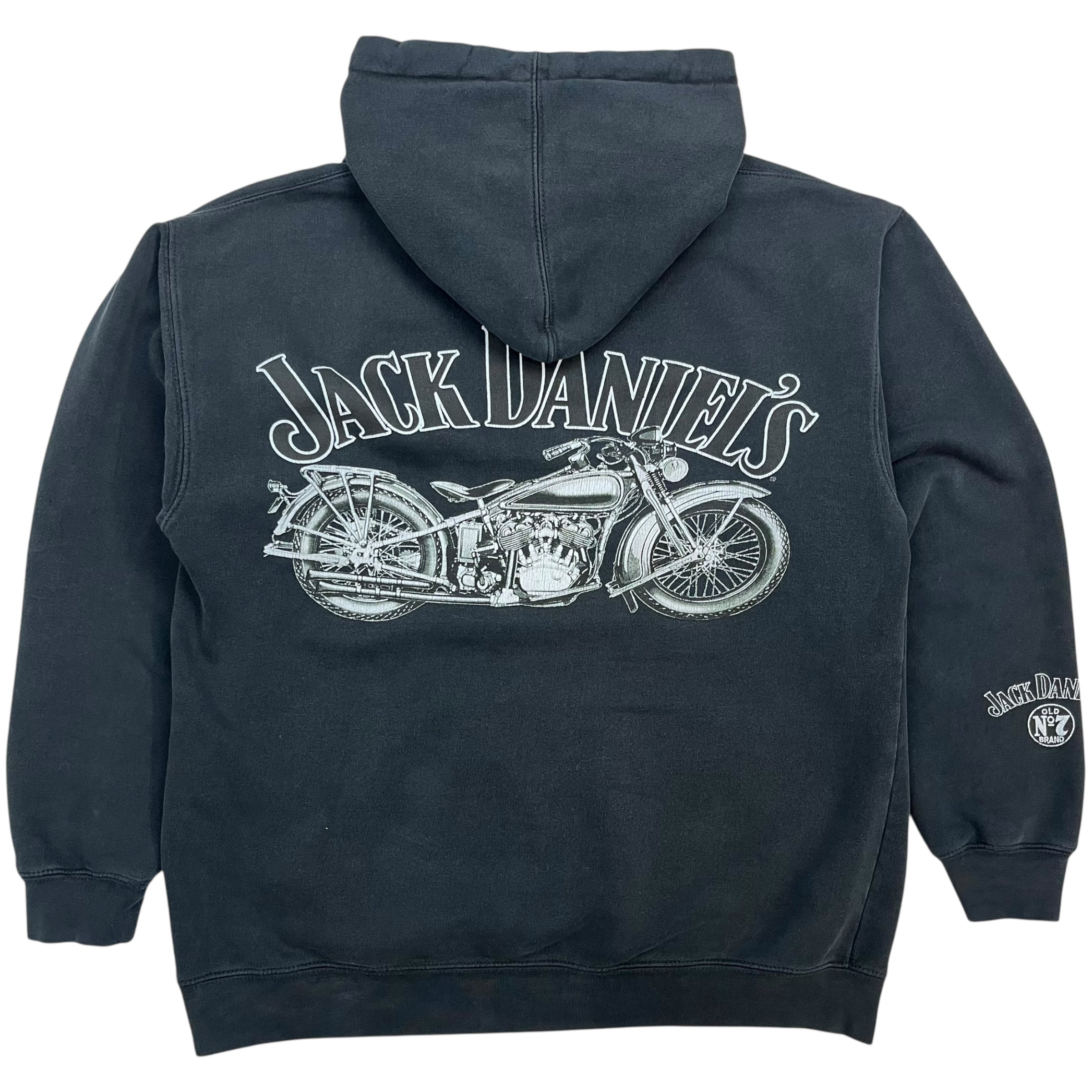 Vintage Jack Daniel’s Motorcycle Hoodie Black