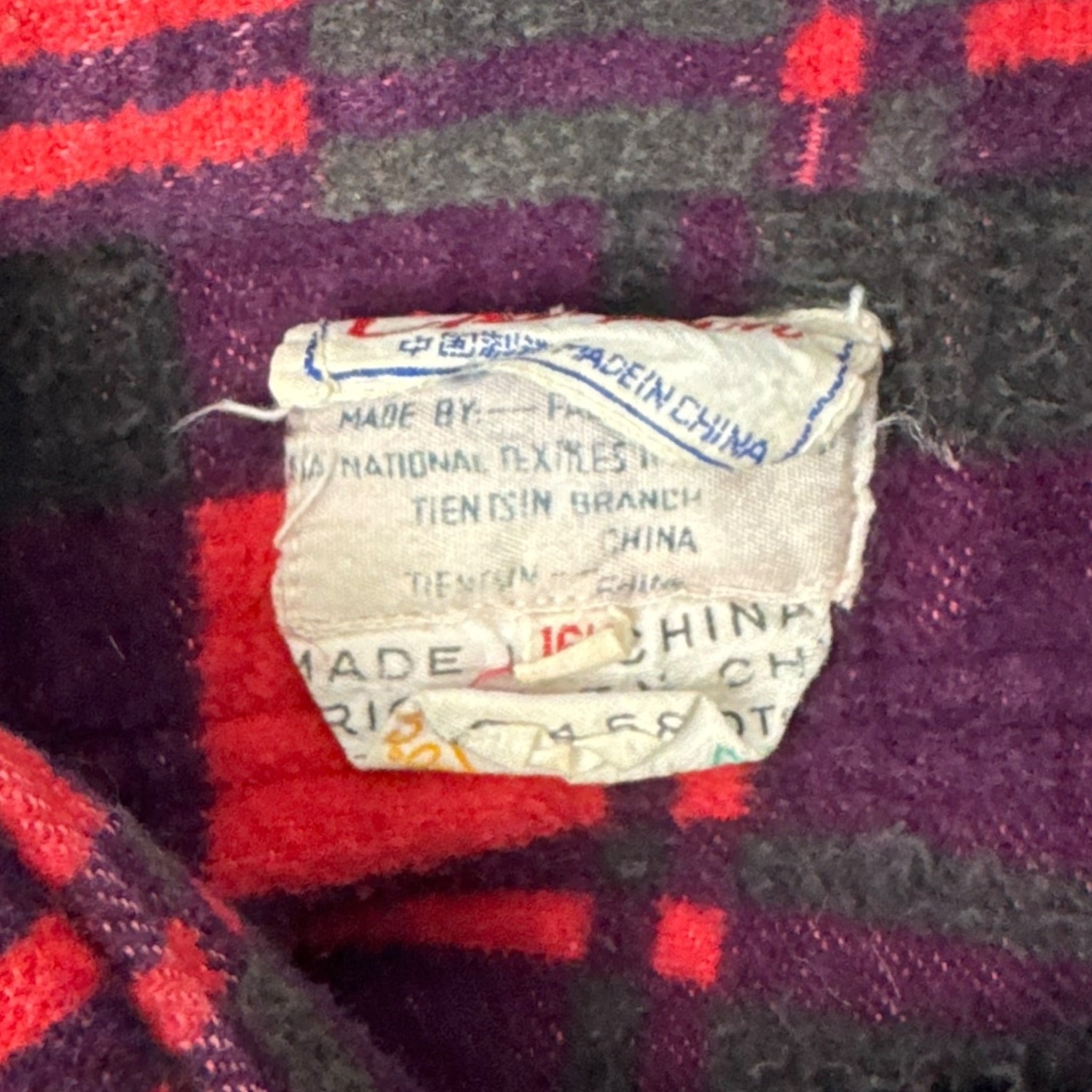 Vintage Champion Flannel Button Up Shirt