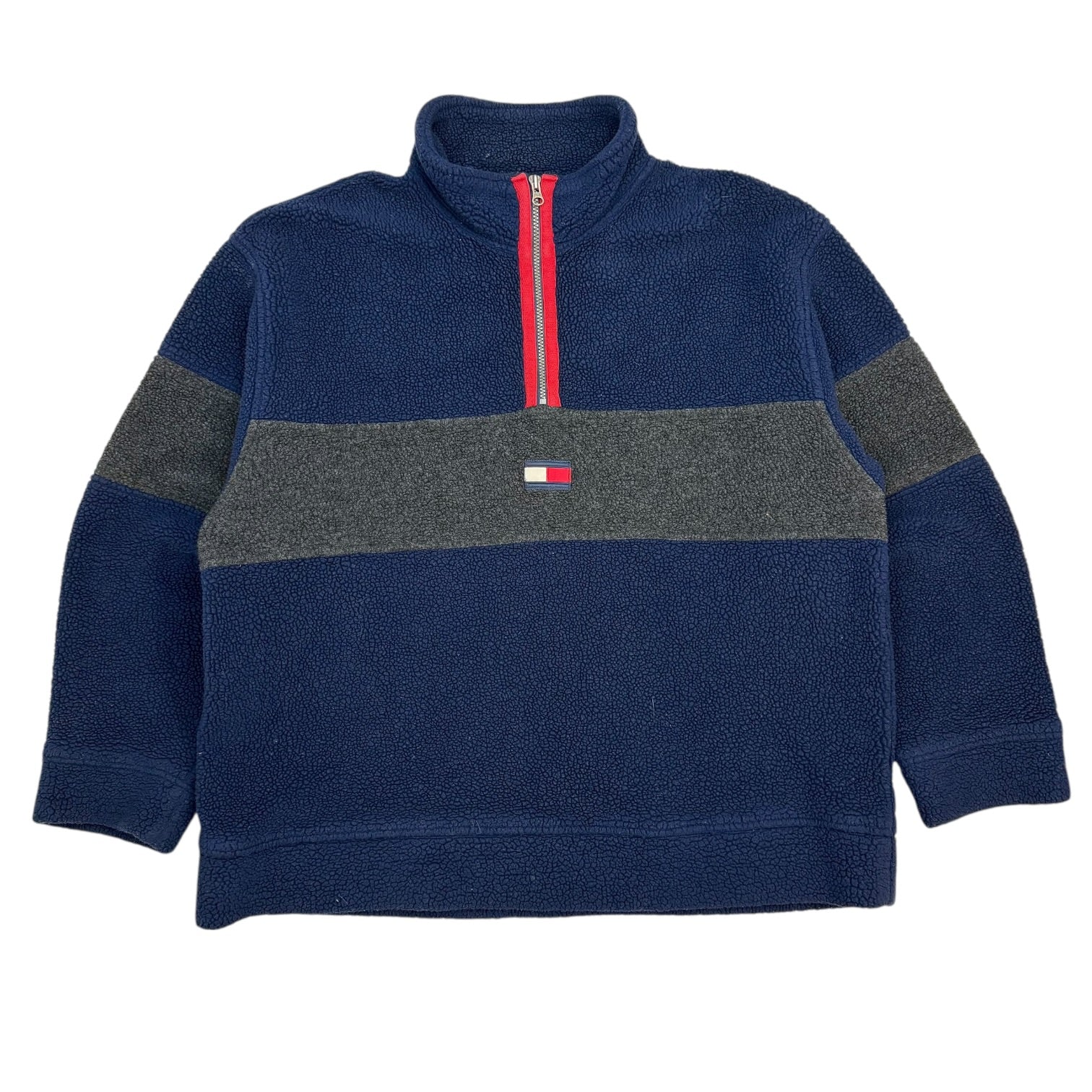 Vintage Tommy Hilfiger Quarter Zip Fleece Blue