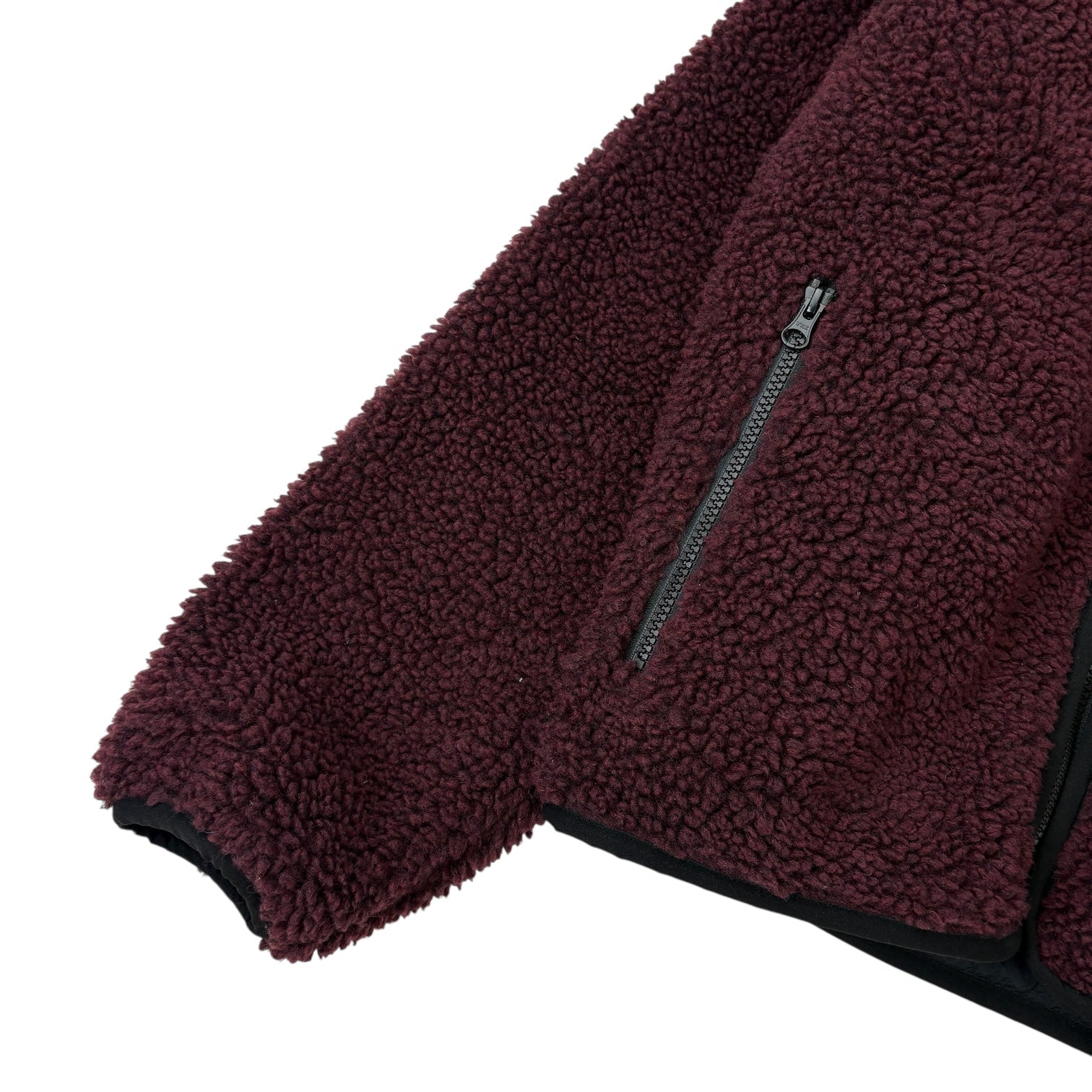 Stussy Sherpa Reversible Jacket Burgundy