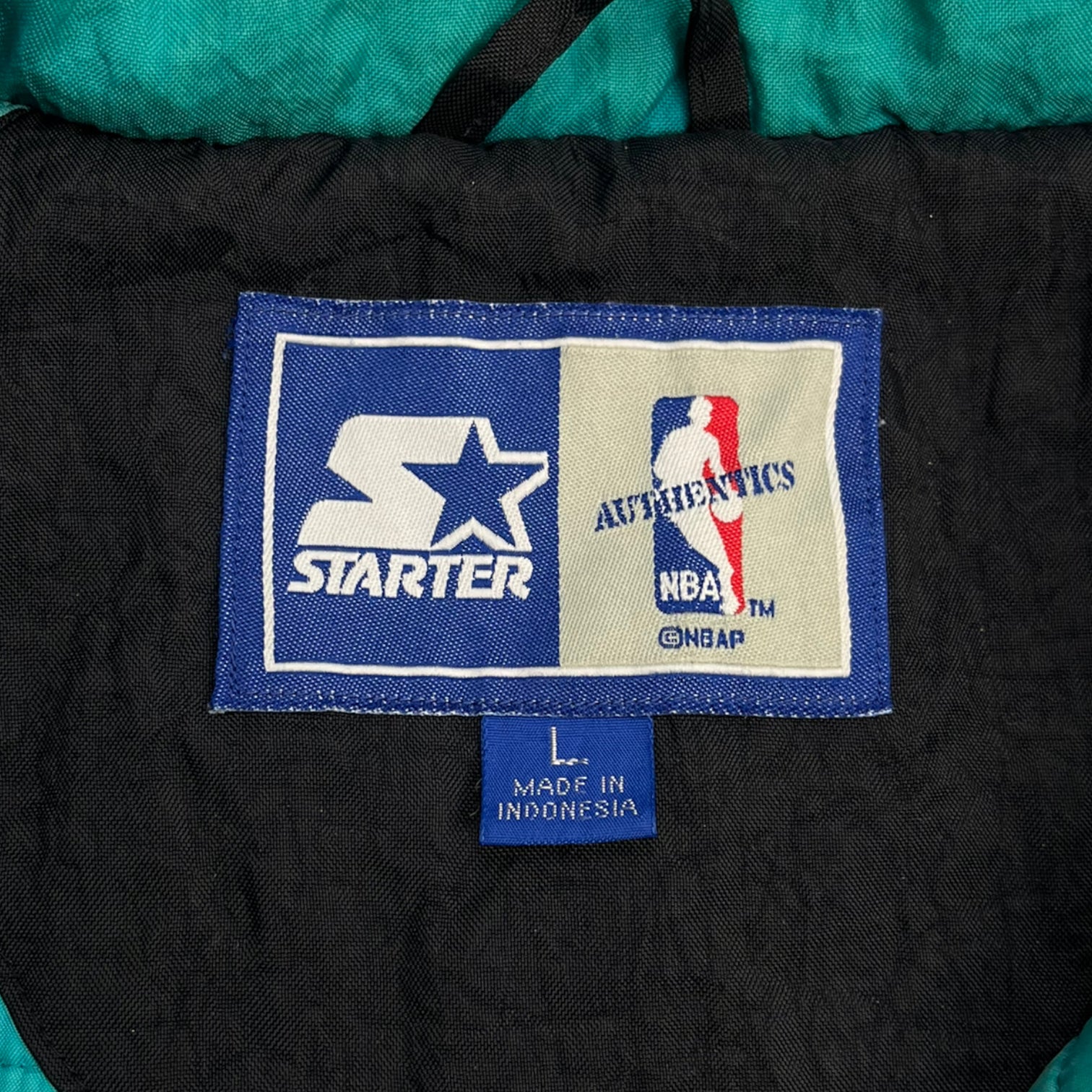 Vintage Charlotte Hornets Quarter Zip Starter Jacket