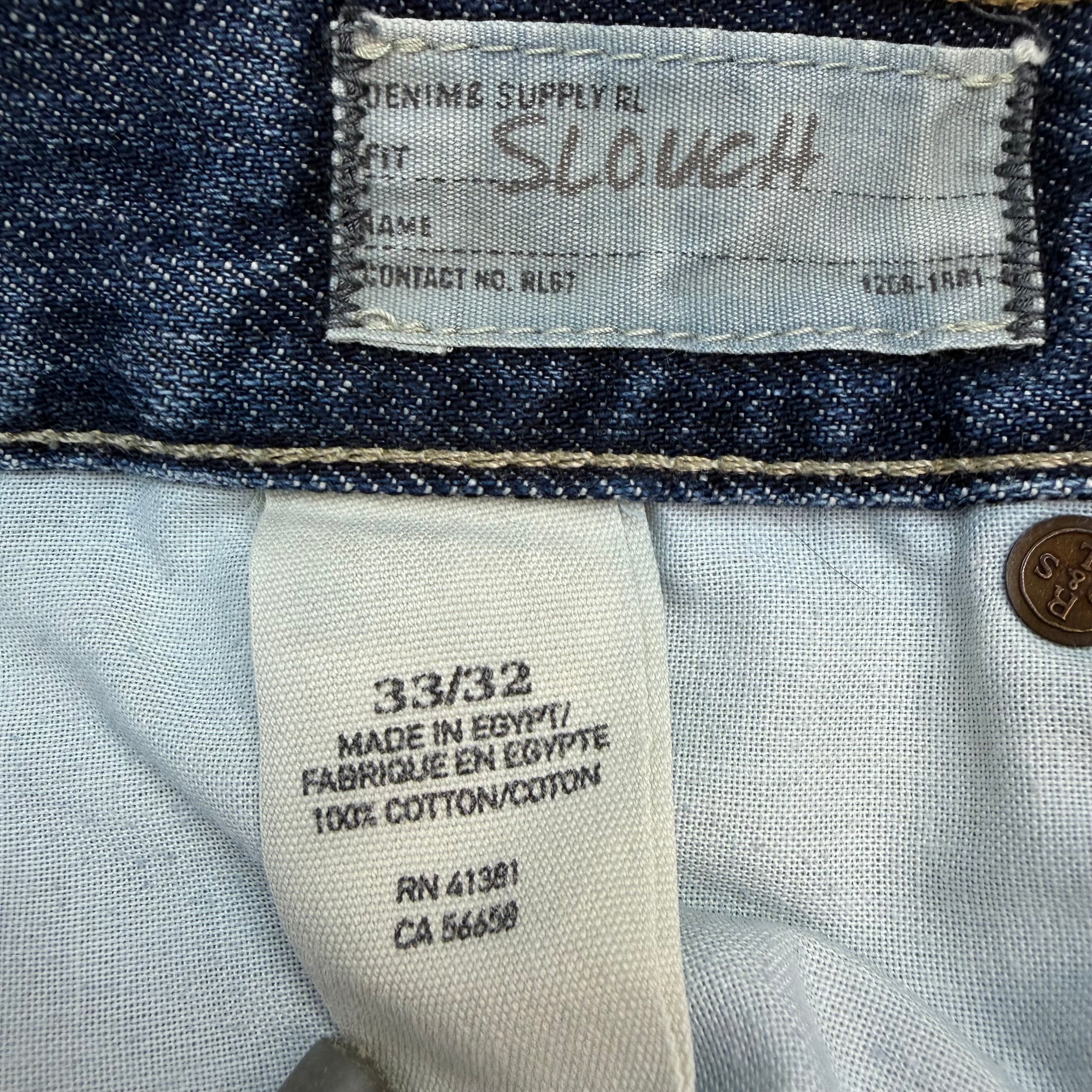 Denim & Supply Ralph Lauren Slouch Fit Jeans Blue
