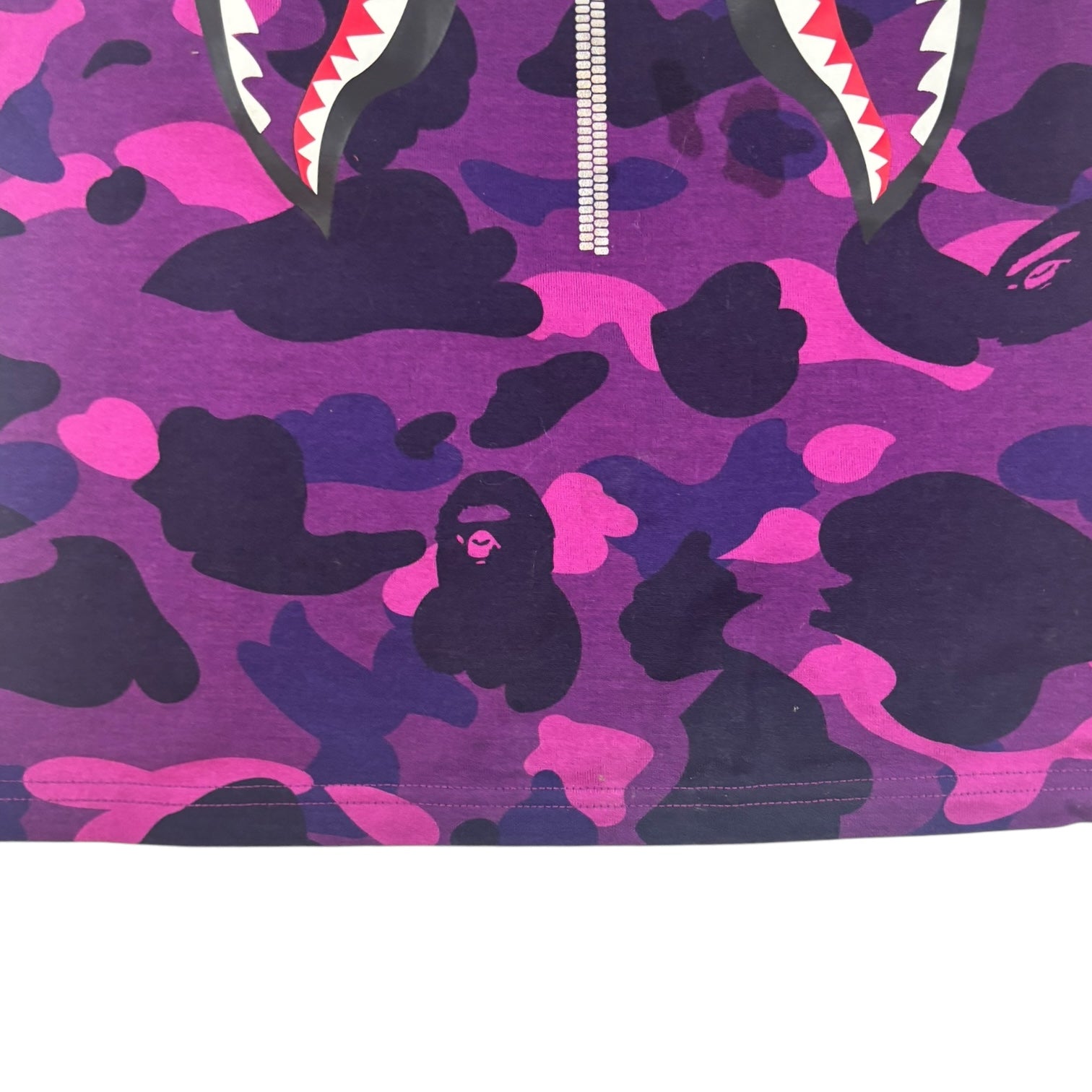 BAPE Colour Camo Shark T-Shirt Purple