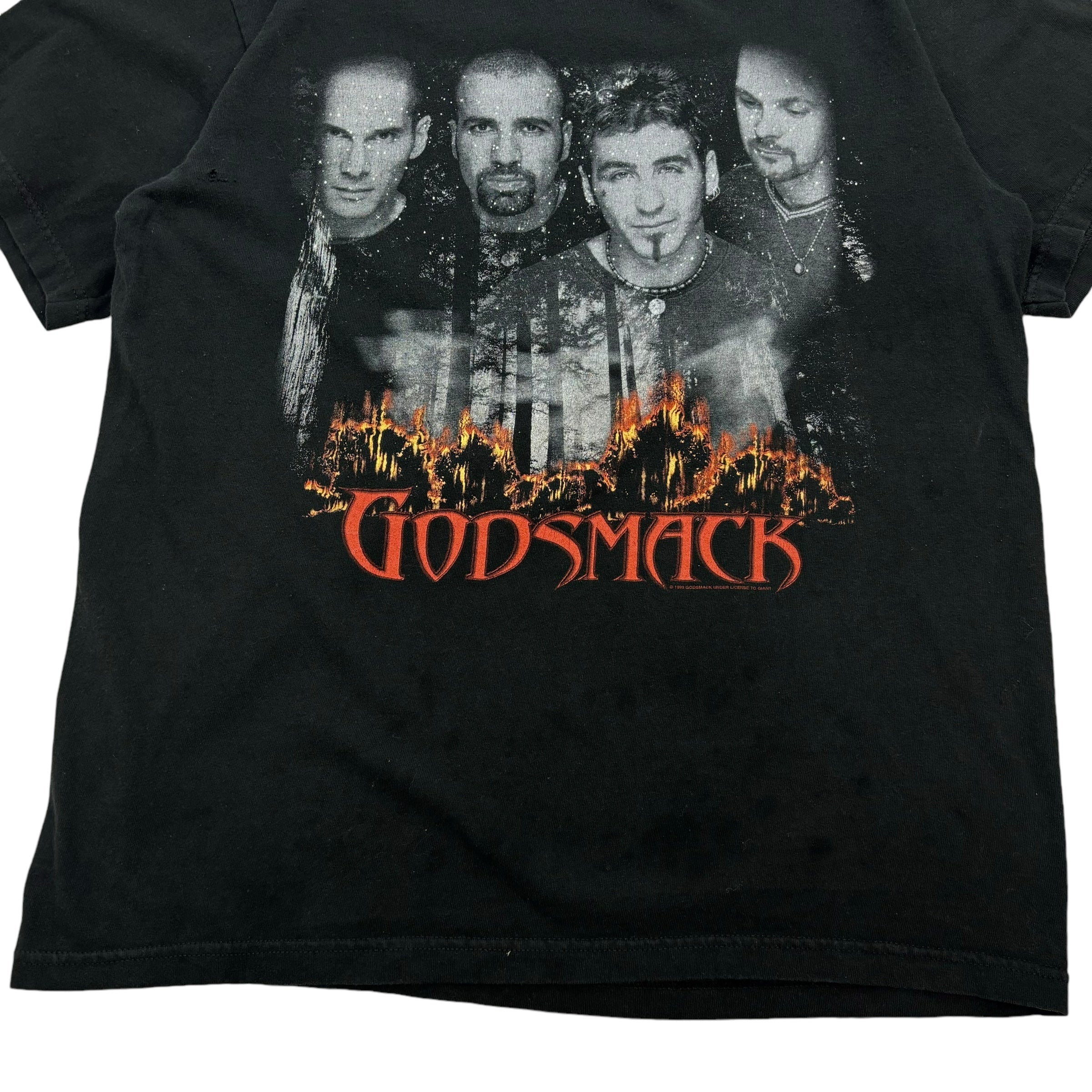 2000 Godsmack Smackfest Tour Tee Black