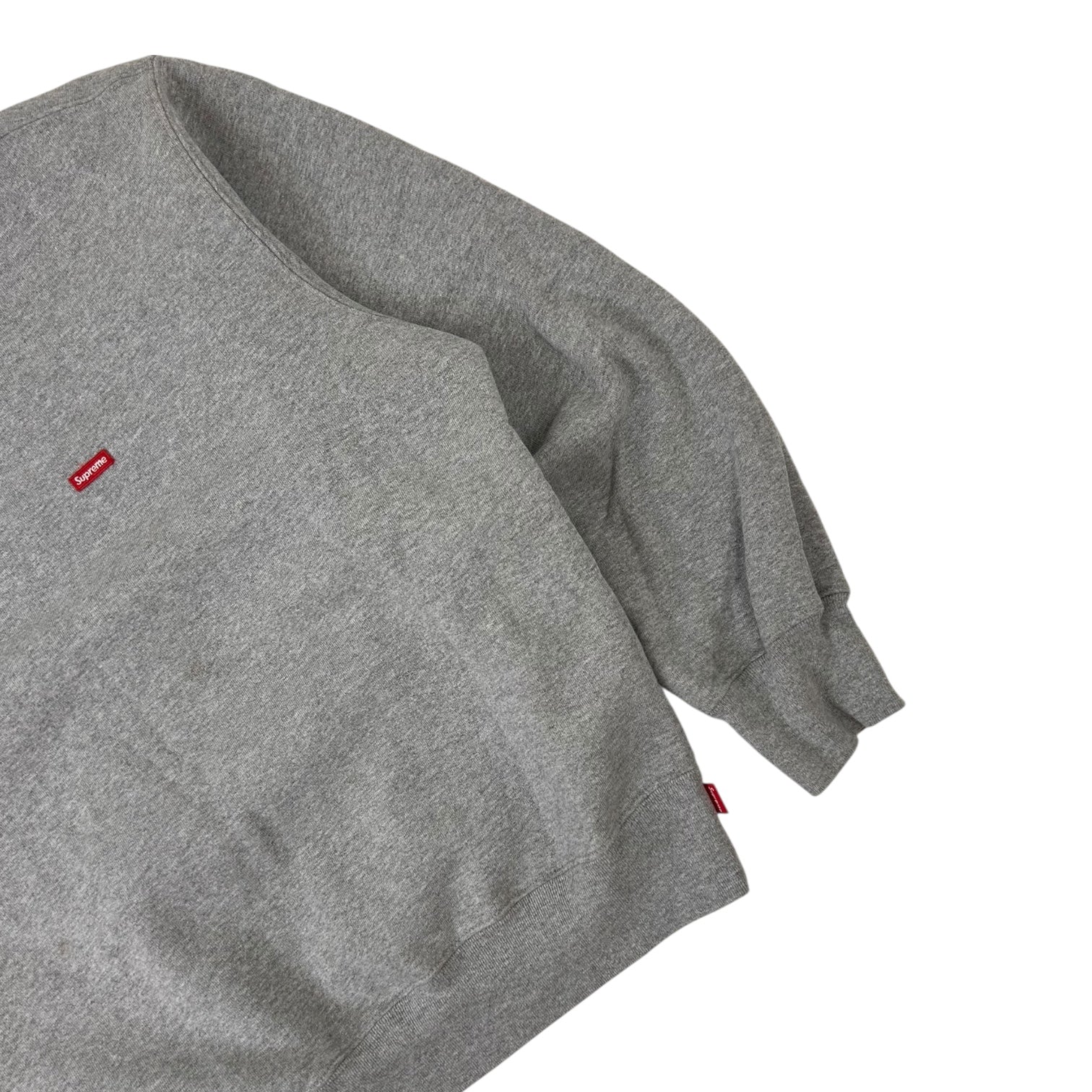 Supreme Mini Box Logo Crewneck Grey