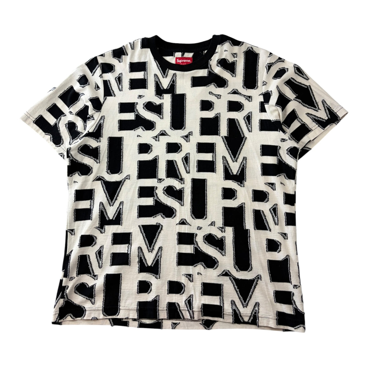 Supreme SS20 Spellout T-Shirt White/Black