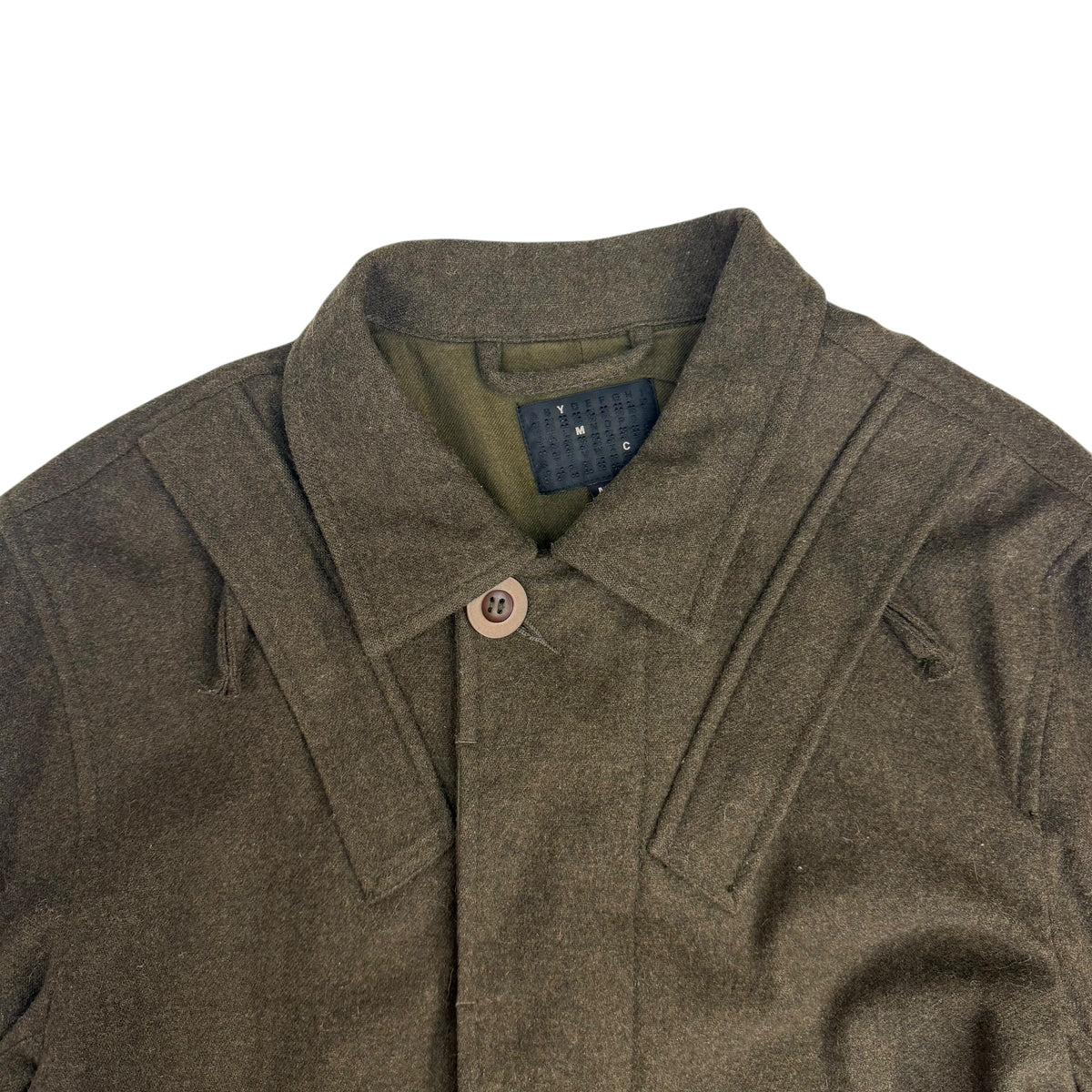 Vintage You Must Create Wool Harrison Jacket Dark Green