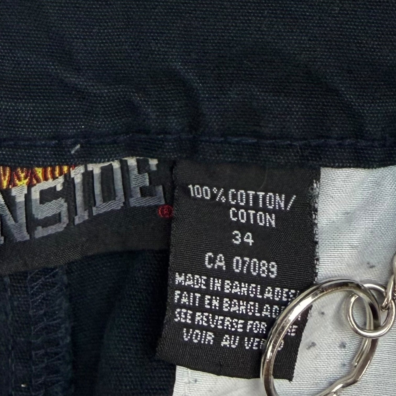 Vintage Burnside Cargo Pants Black