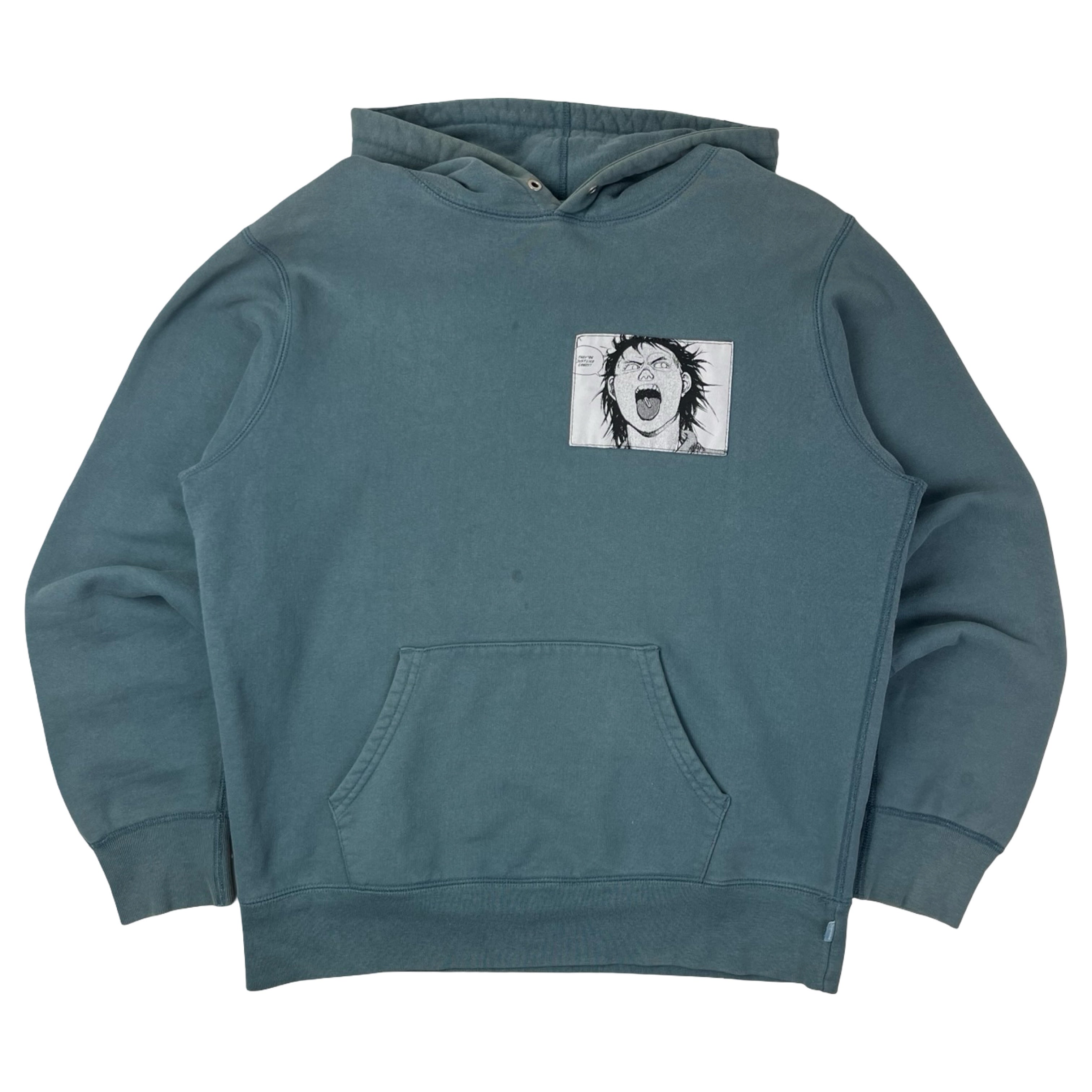 Supreme AKIRA Arm Hooded Sweatshirt Slate