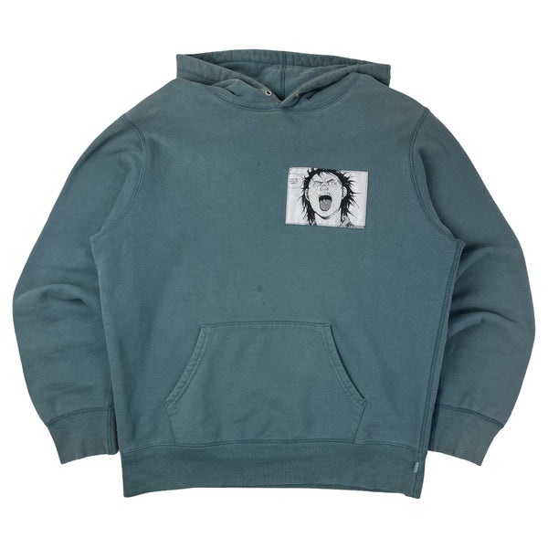 Supreme AKIRA Arm Hooded Sweatshirt Slate