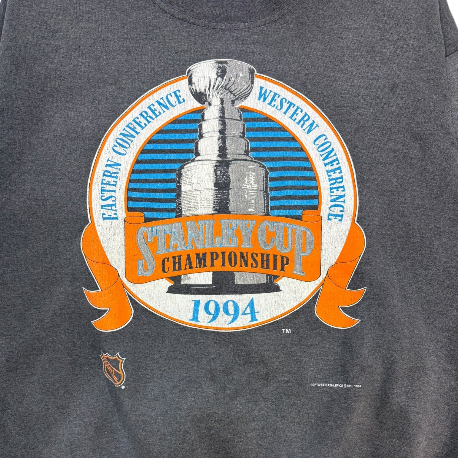 1994 NHL Stanley Cup Championship Crewneck Faded Black