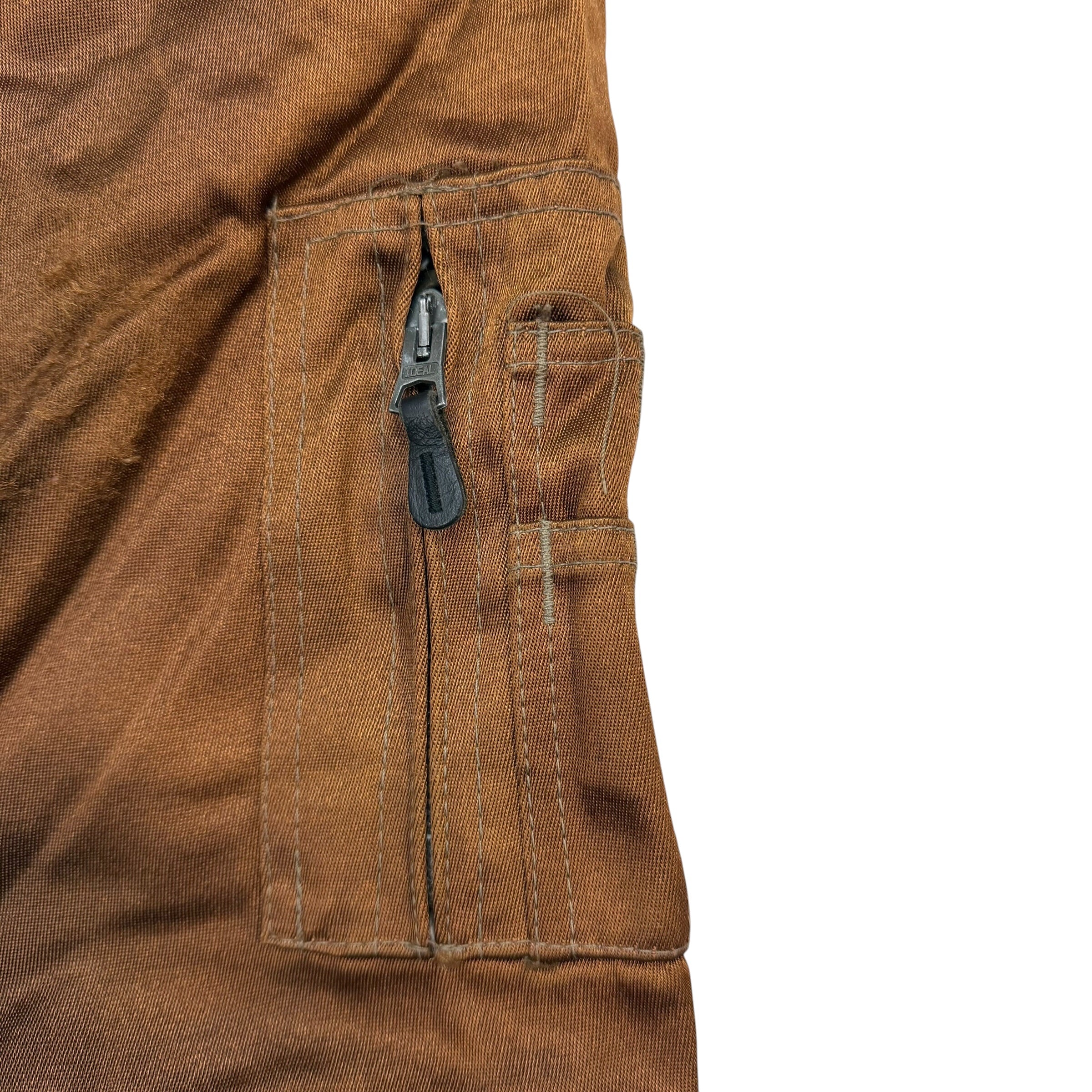 Vintage Schott CWU-R Flight Jacket Satin Brown