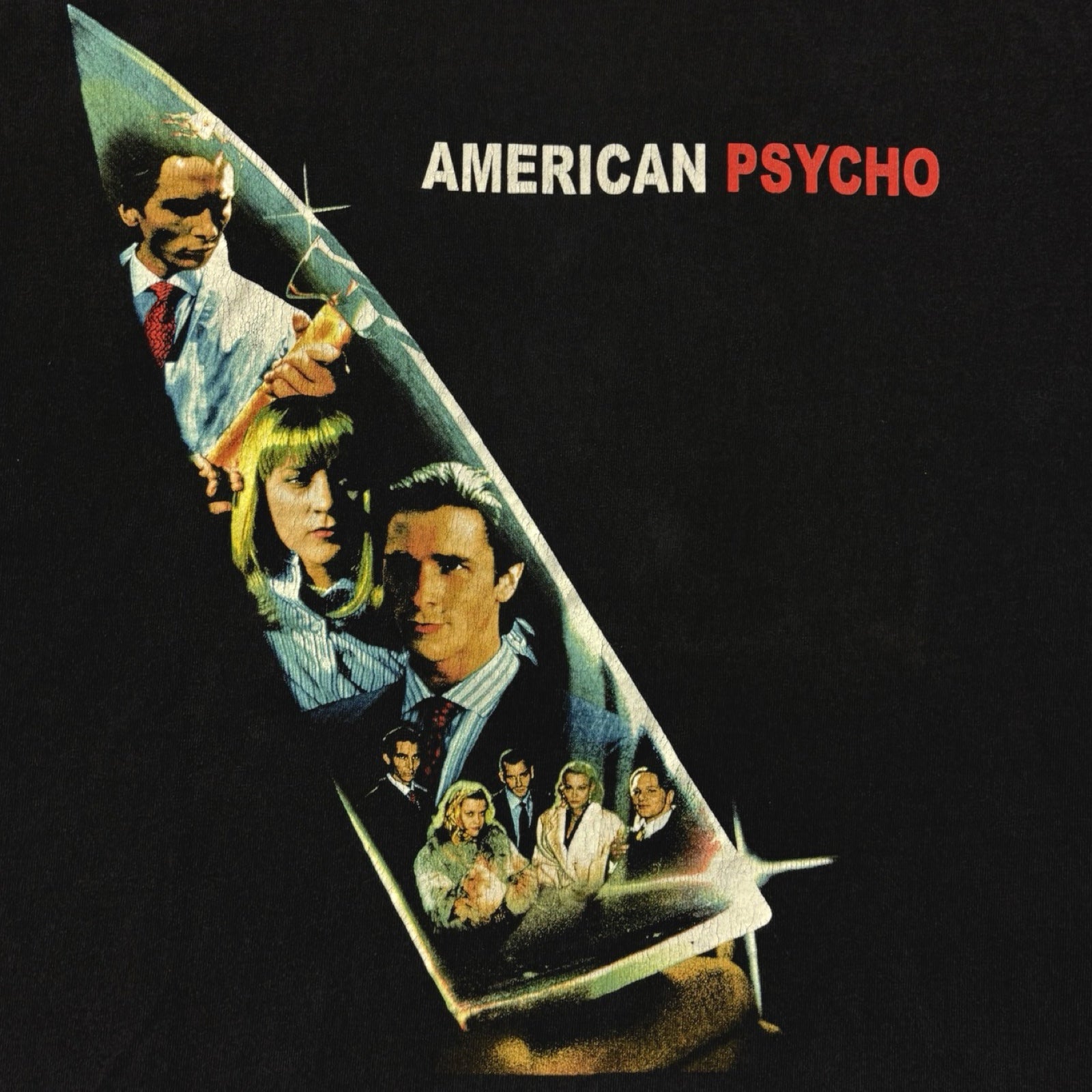 Vintage American Psycho Promo T-Shirt Black